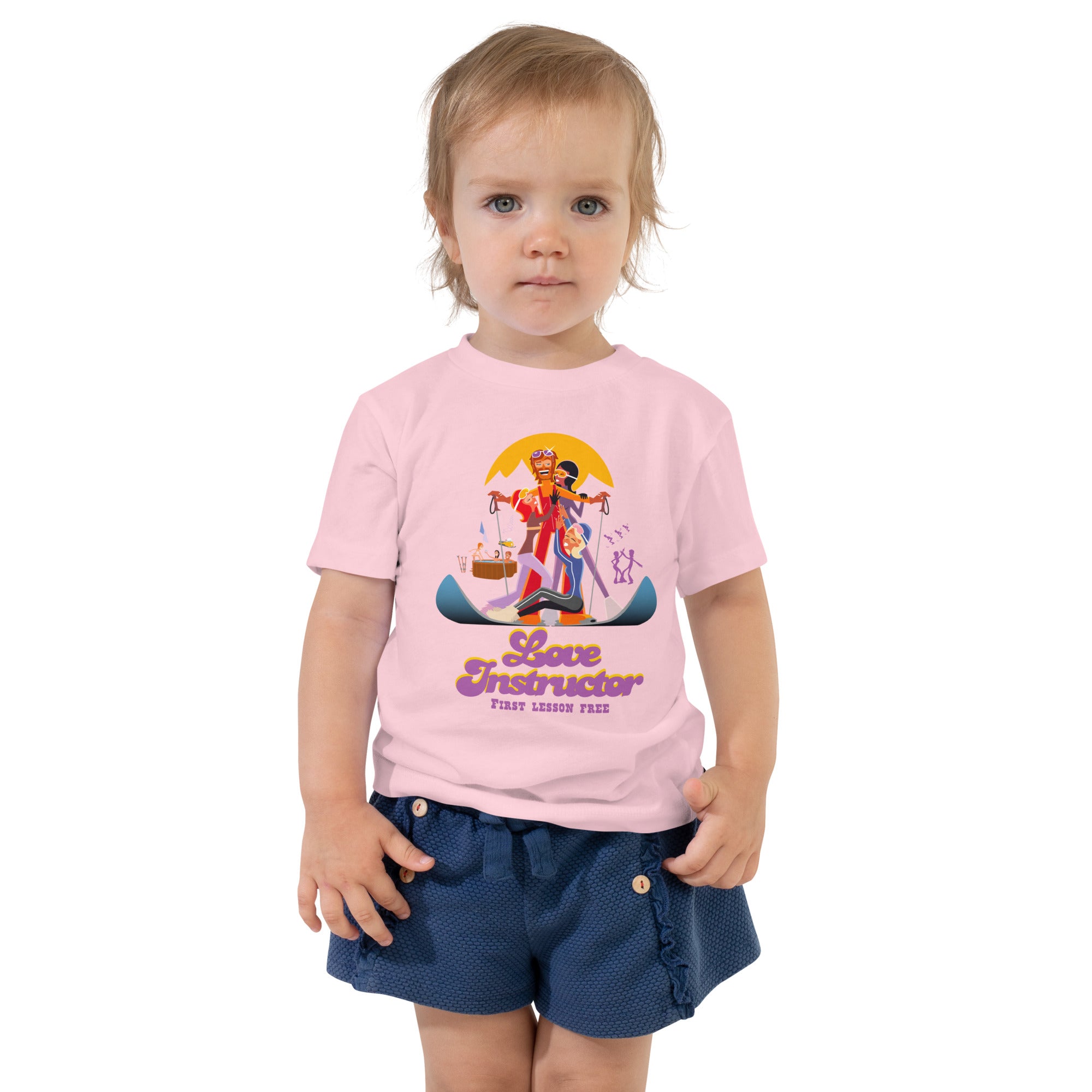 T-shirt pour enfant en bas âge Love Instructor First Lesson free