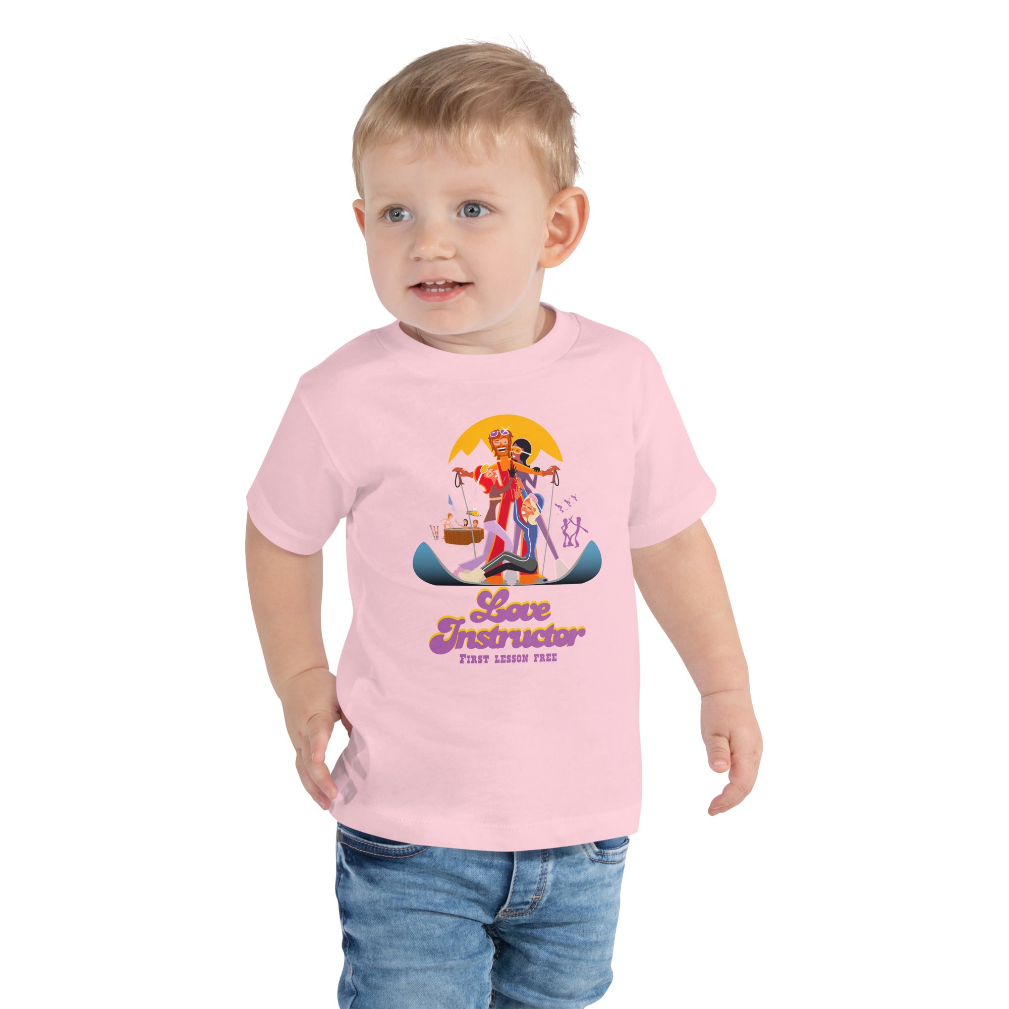 T-shirt pour enfant en bas âge Love Instructor First Lesson free