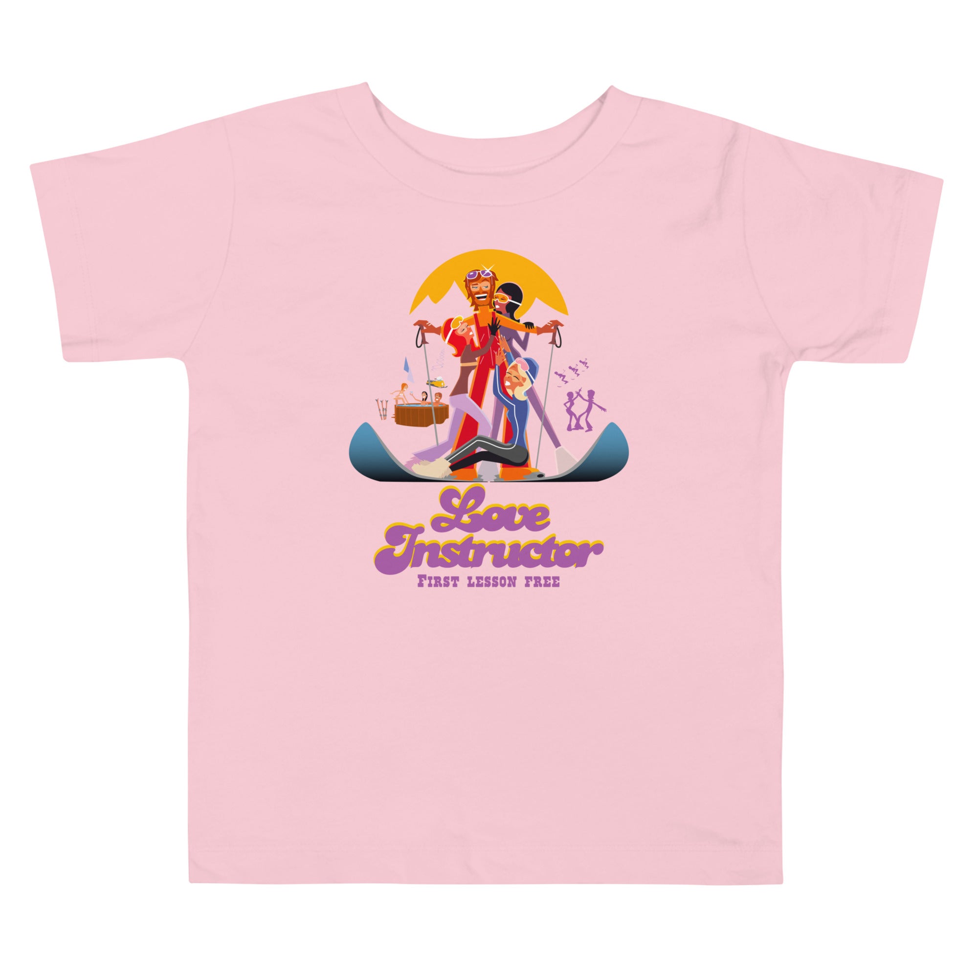 T-shirt pour enfant en bas âge Love Instructor First Lesson free
