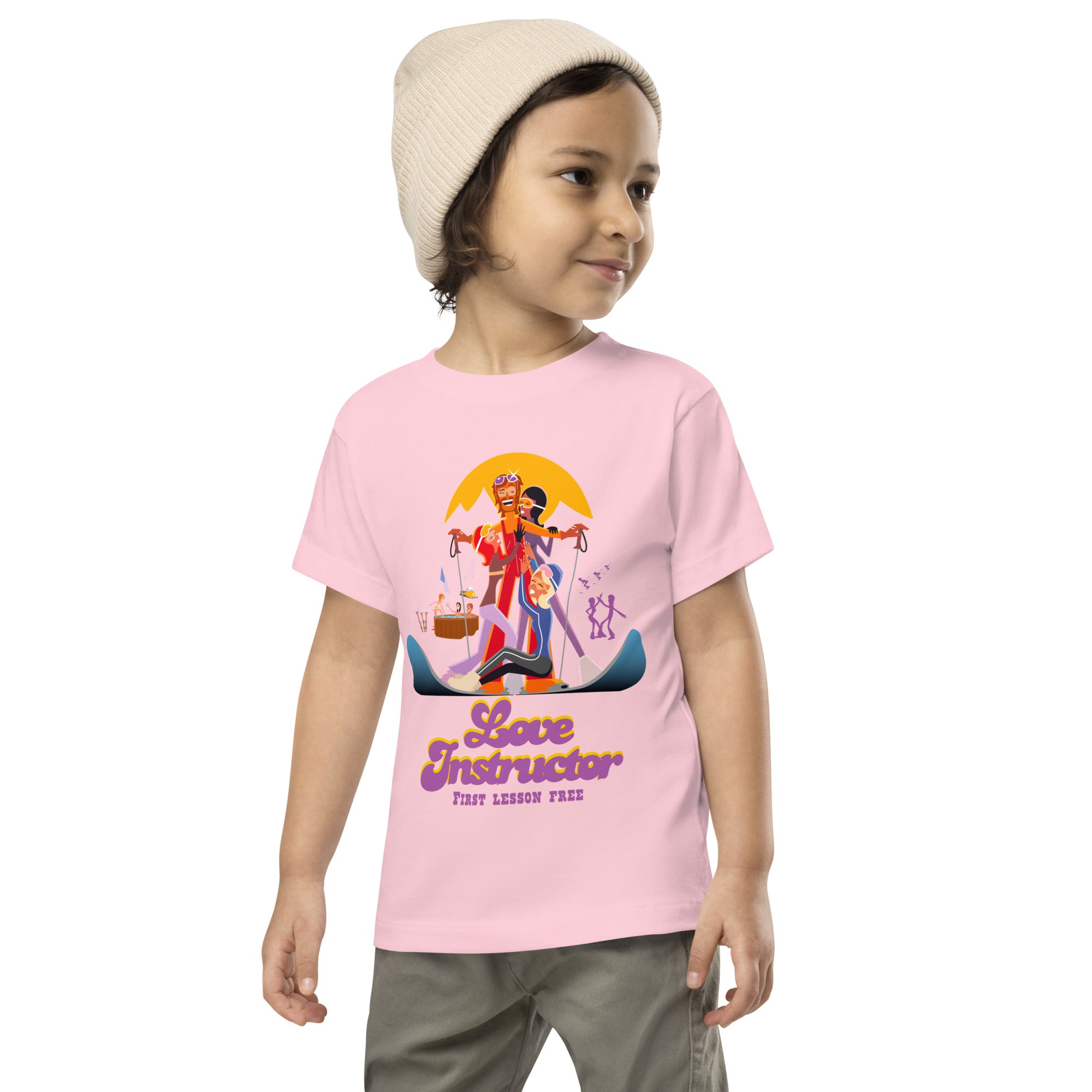 T-shirt pour enfant en bas âge Love Instructor First Lesson free