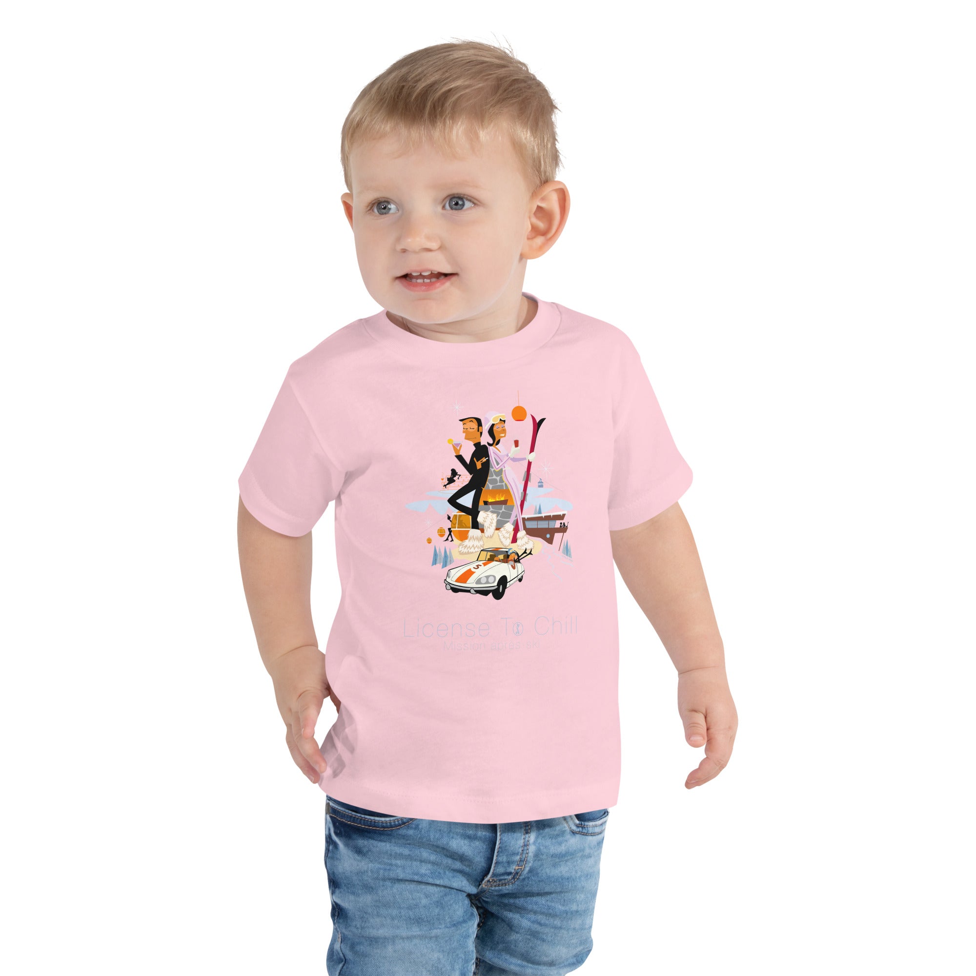 T-shirt pour enfant en bas âge License To Chill Mission Après-Ski