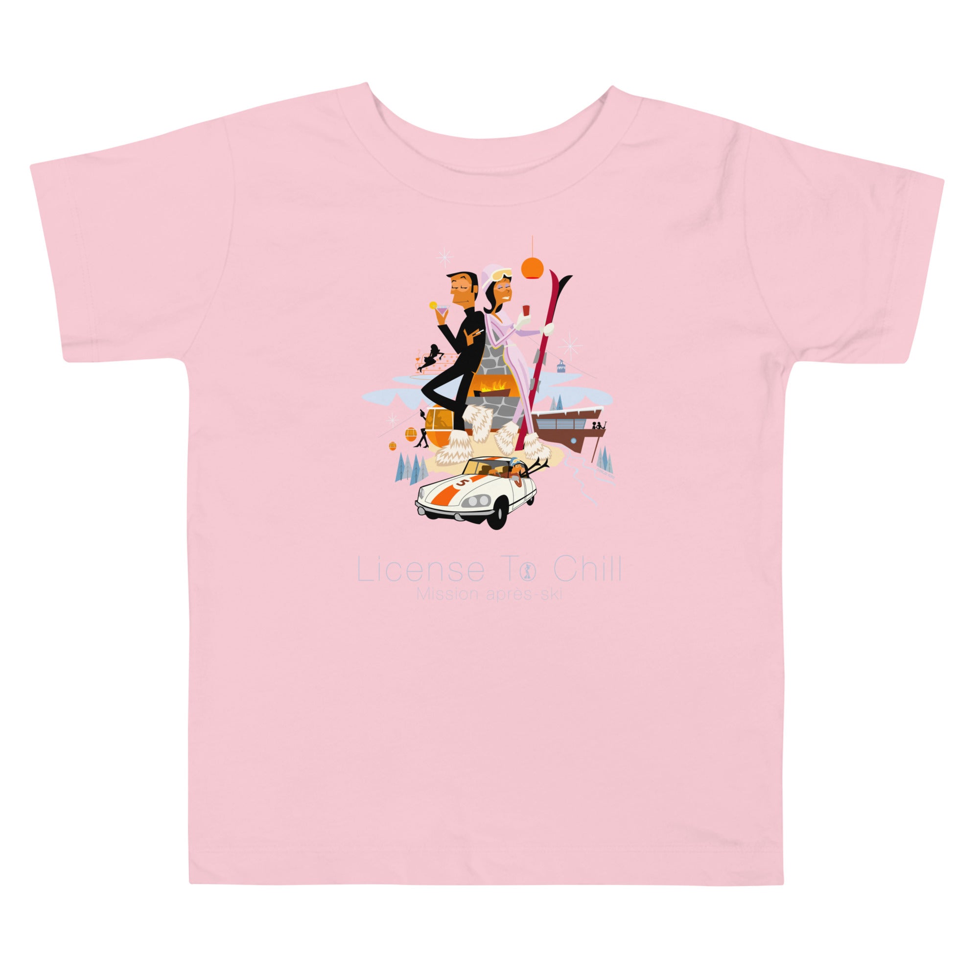 T-shirt pour enfant en bas âge License To Chill Mission Après-Ski