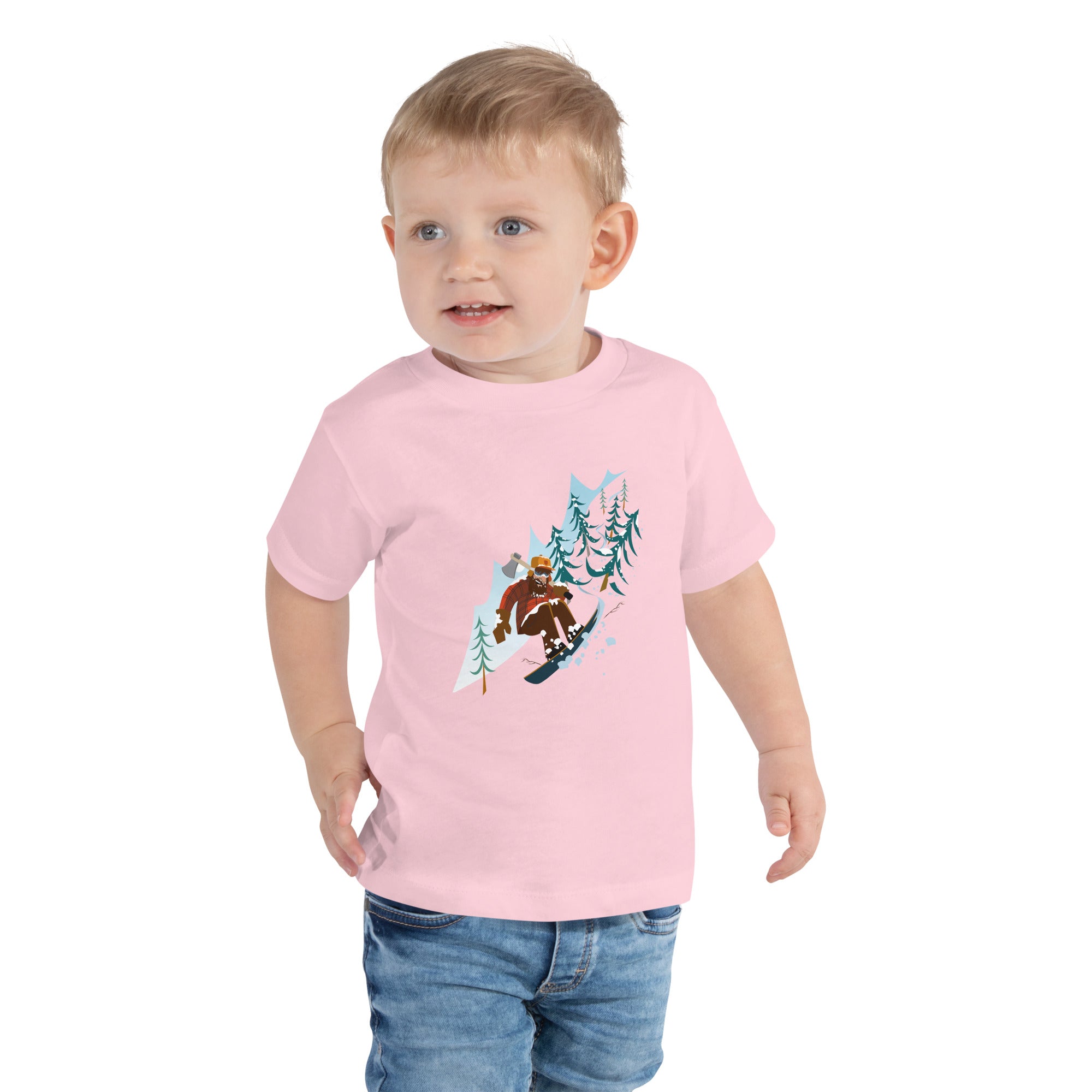 T-shirt pour enfant en bas âge Timberman snowboarder