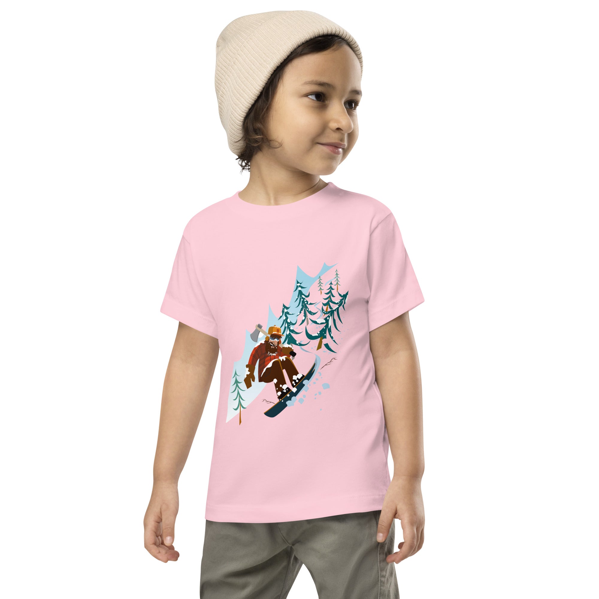 T-shirt pour enfant en bas âge Timberman snowboarder