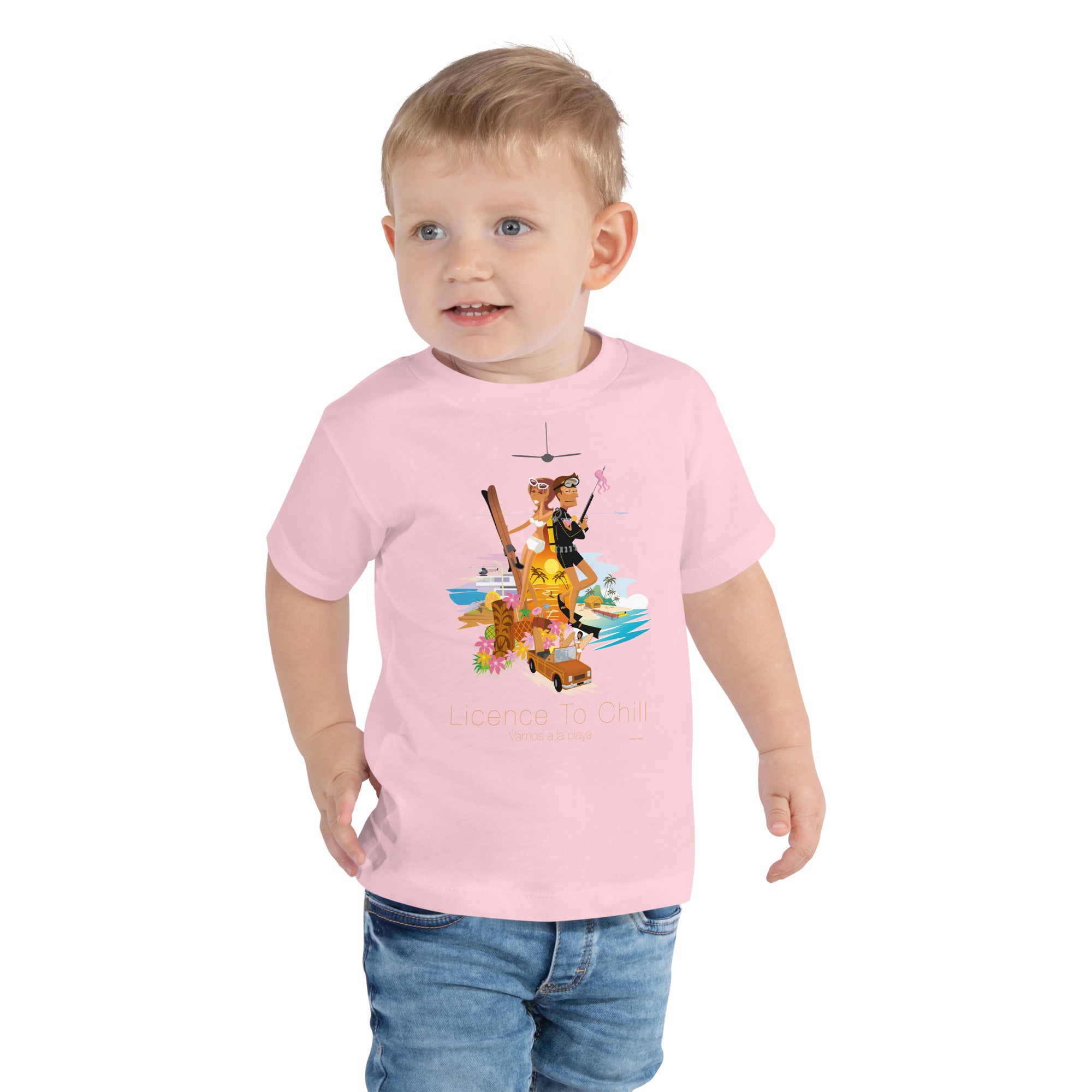 T-shirt pour enfant en bas âge License to Chill Vamos a la Playa