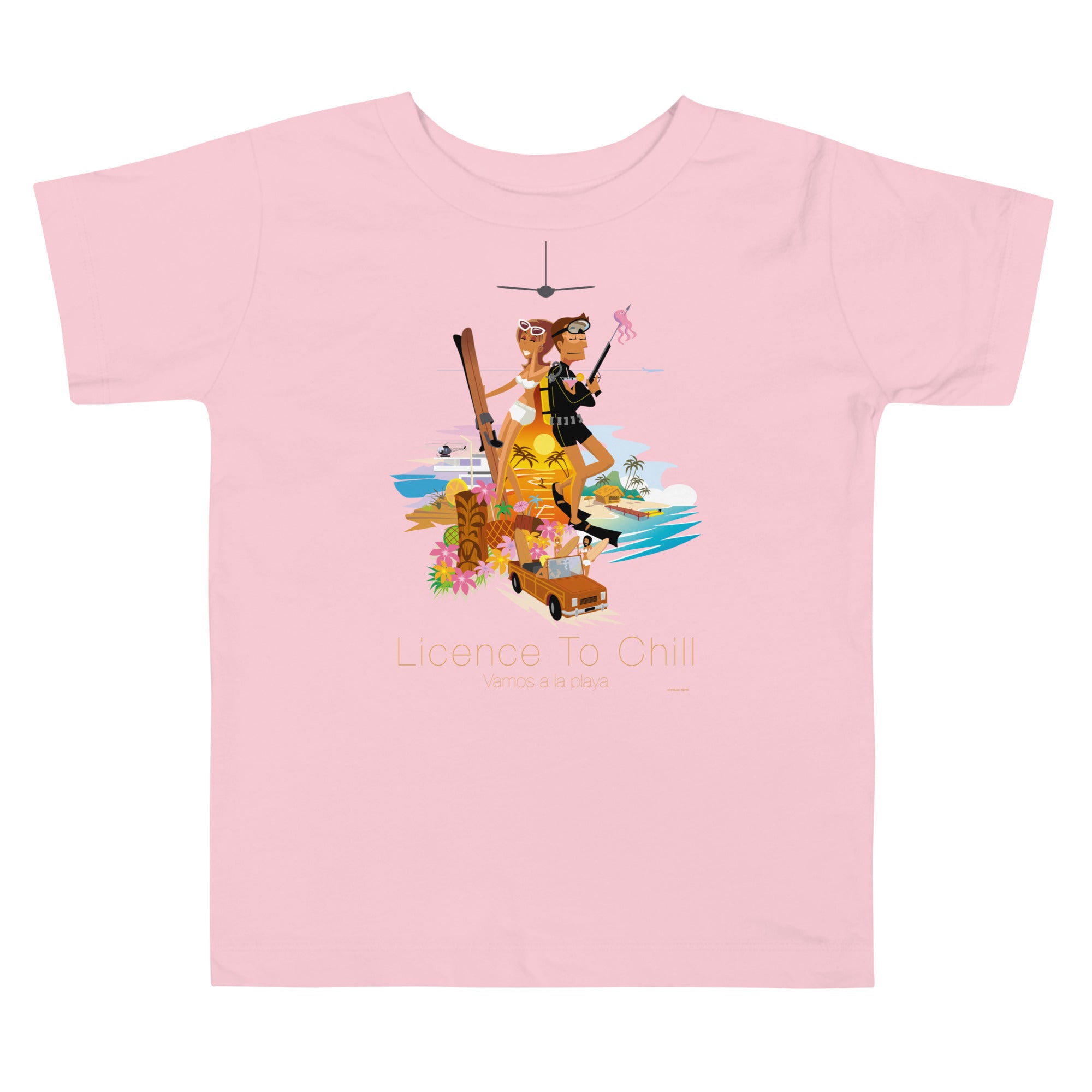 T-shirt pour enfant en bas âge License to Chill Vamos a la Playa