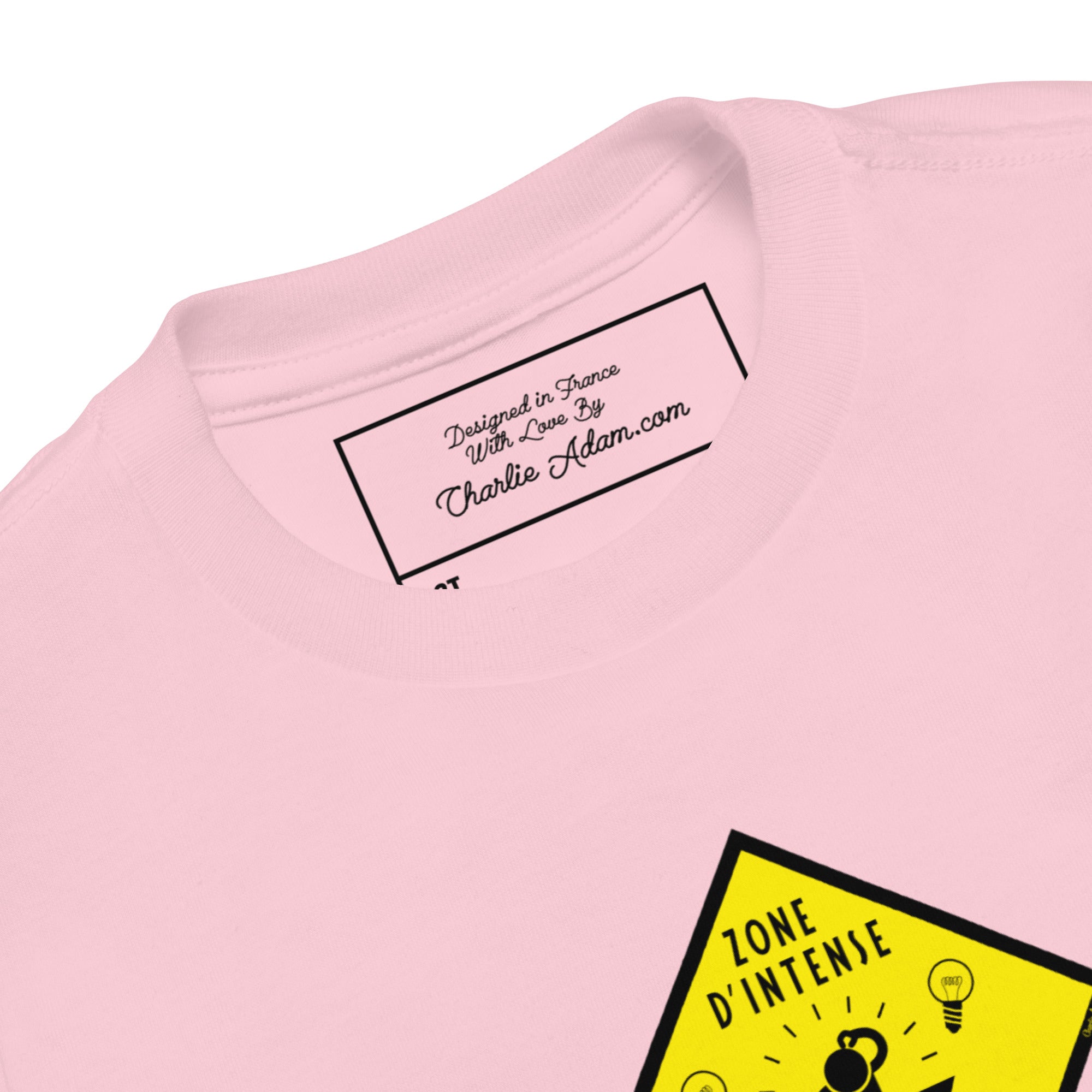 T-shirt pour enfant en bas âge Zone d'intense créativité, Ne pas déranger