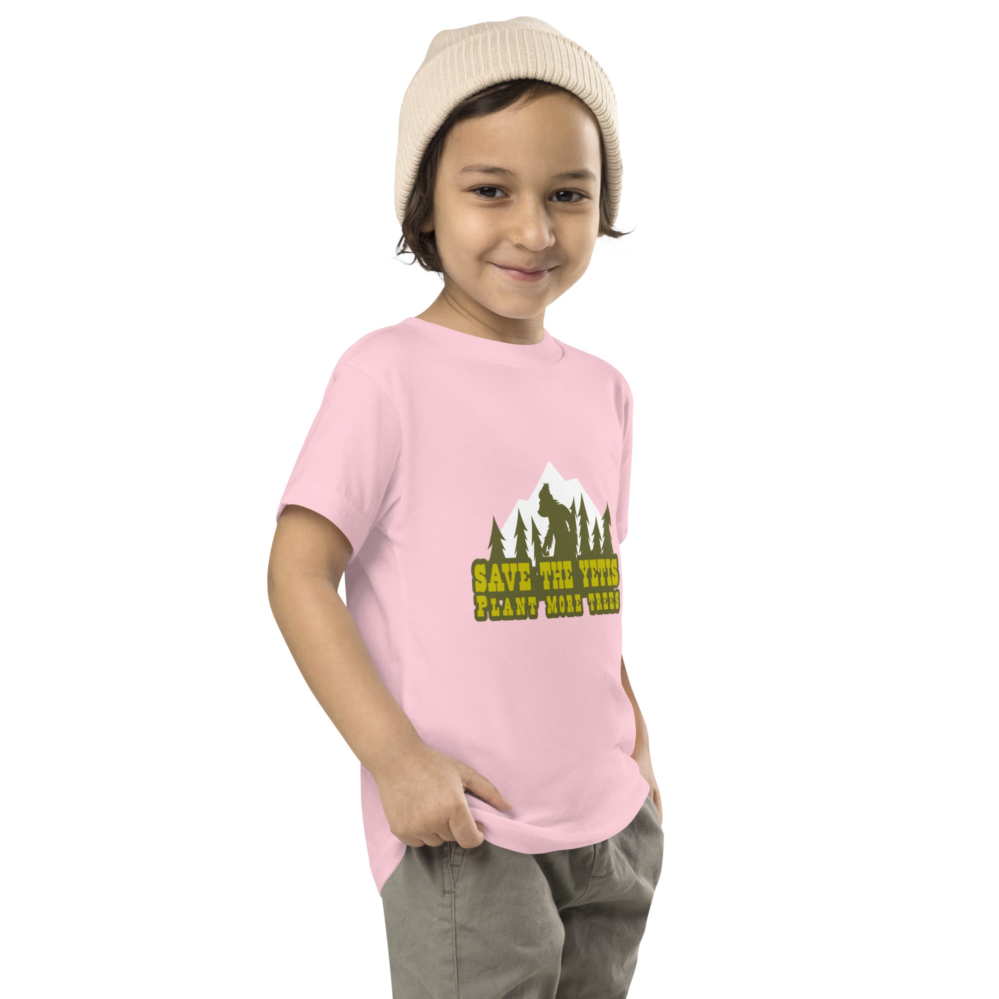T-shirt pour enfant en bas âge Save the Yetis Plant more Trees