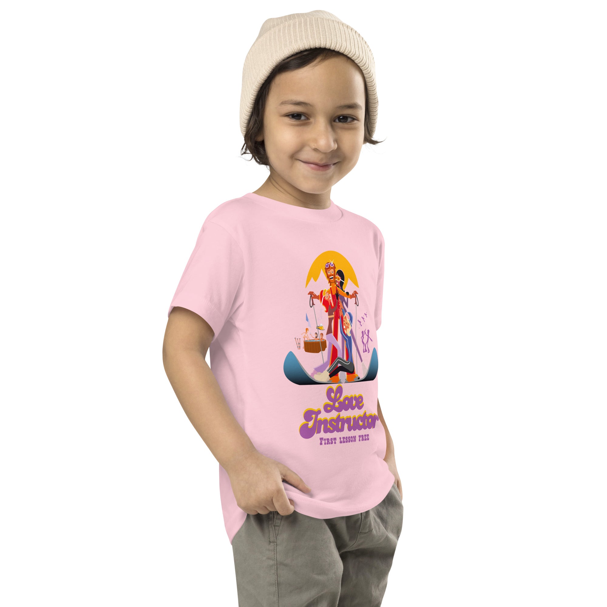 T-shirt pour enfant en bas âge Love Instructor First Lesson free