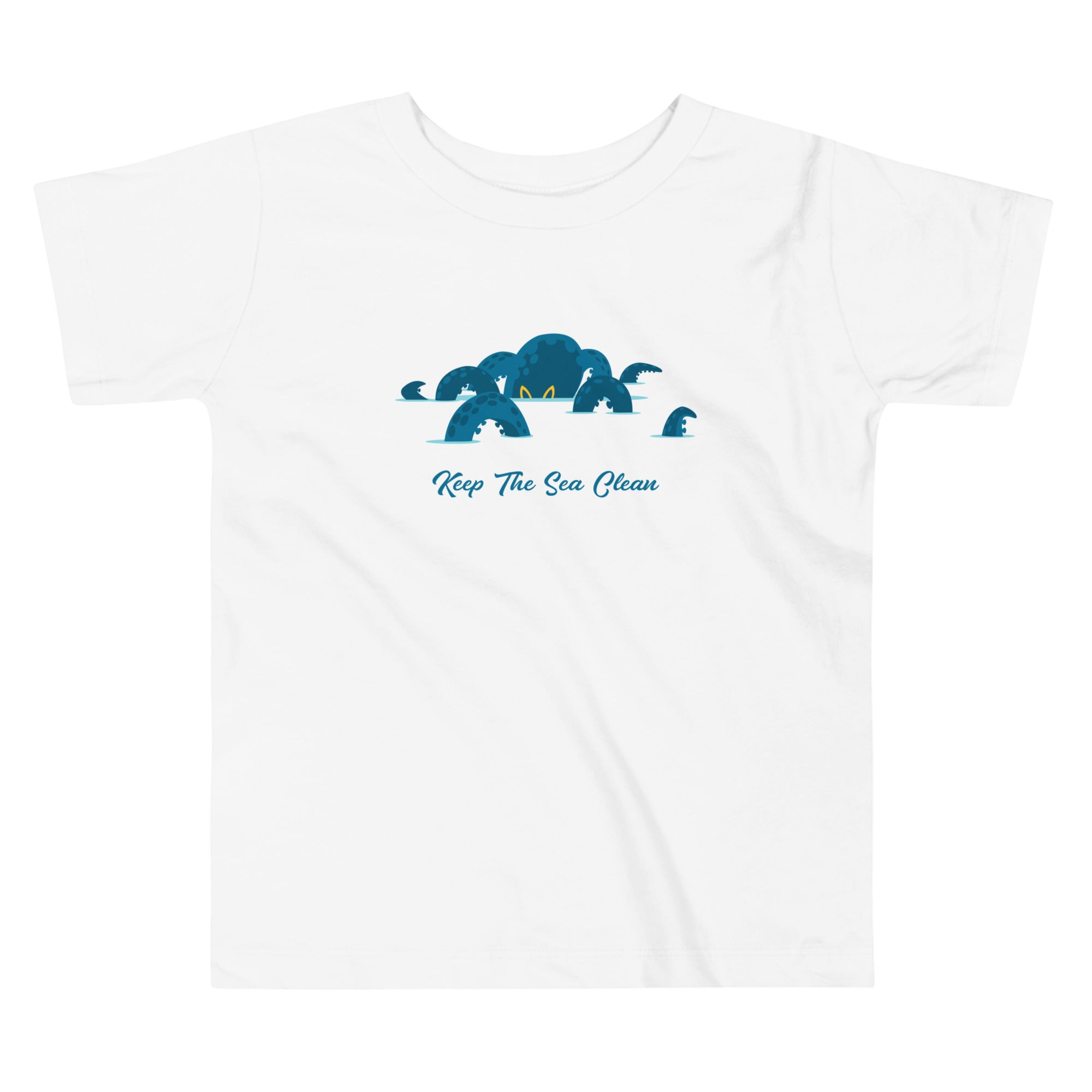 T-shirt pour enfant en bas âge Octopus Blue