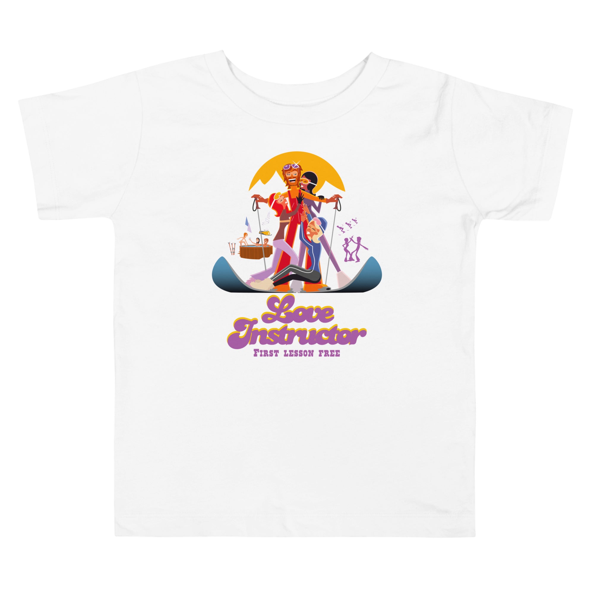 T-shirt pour enfant en bas âge Love Instructor First Lesson free