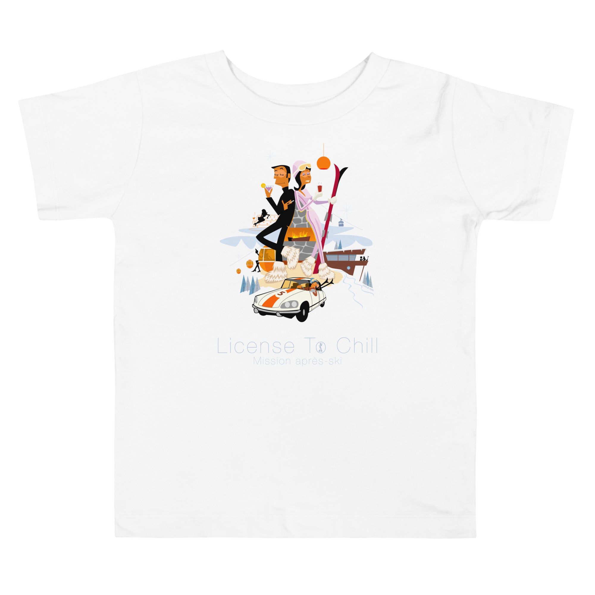 T-shirt pour enfant en bas âge License To Chill Mission Après-Ski