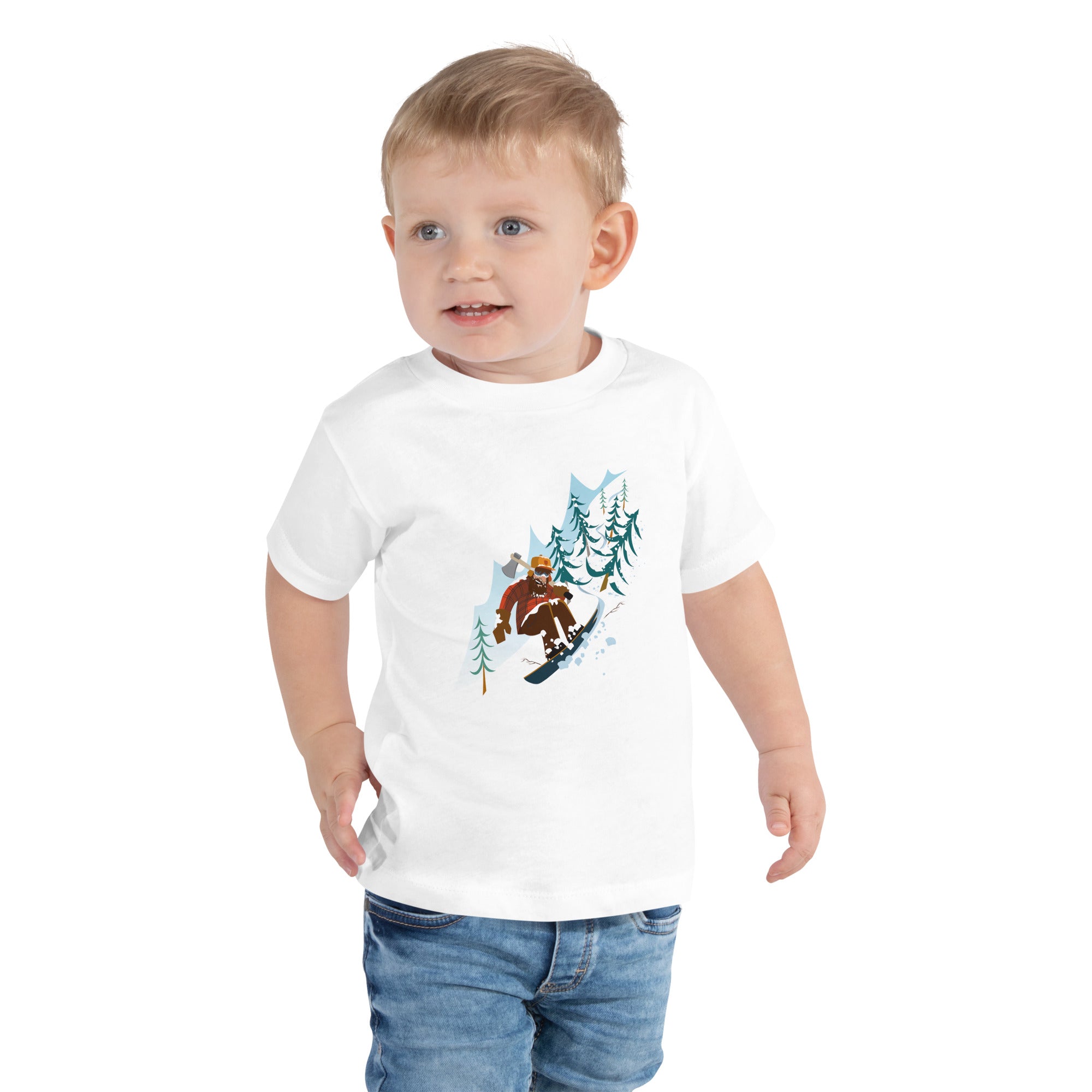 T-shirt pour enfant en bas âge Timberman snowboarder