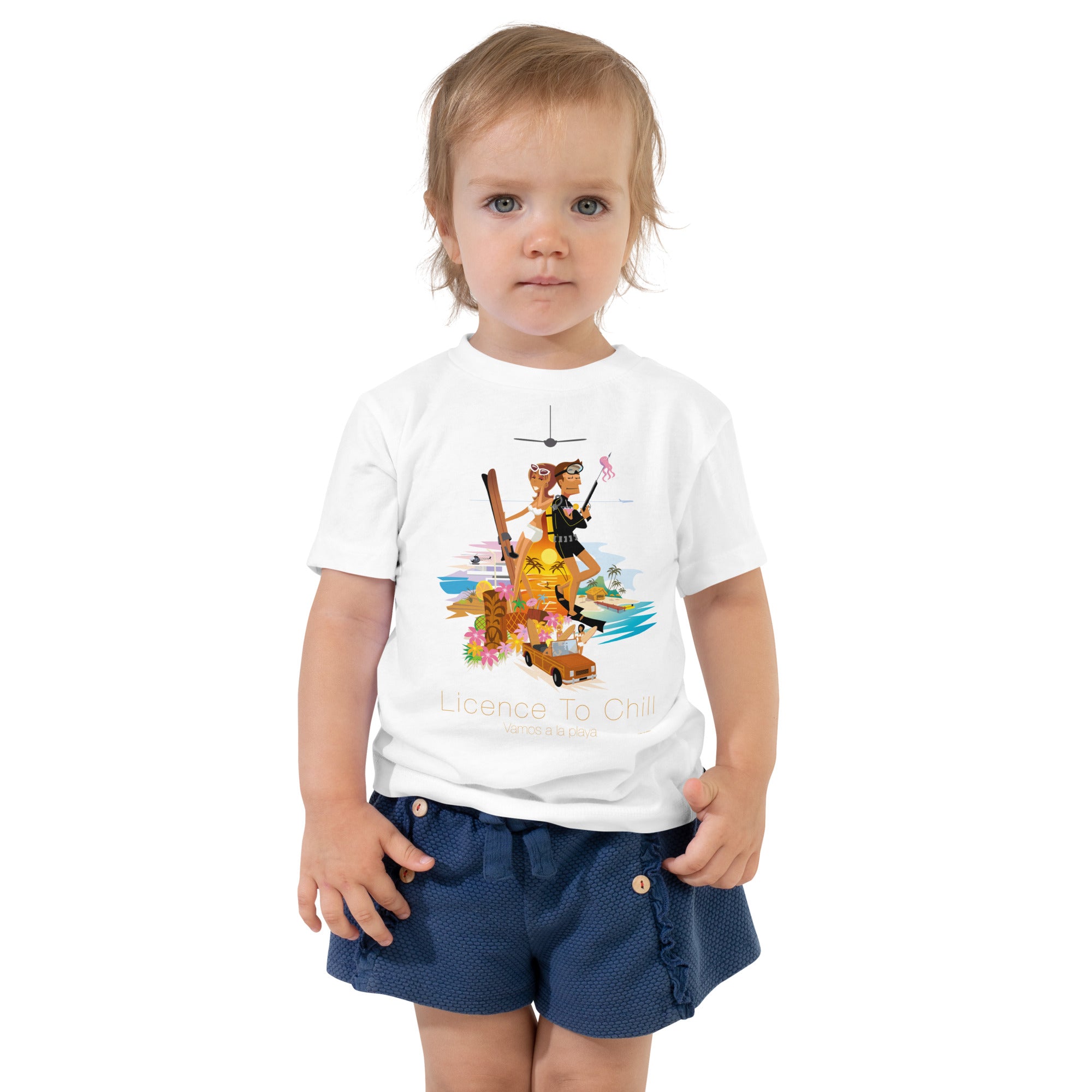 T-shirt pour enfant en bas âge License to Chill Vamos a la Playa