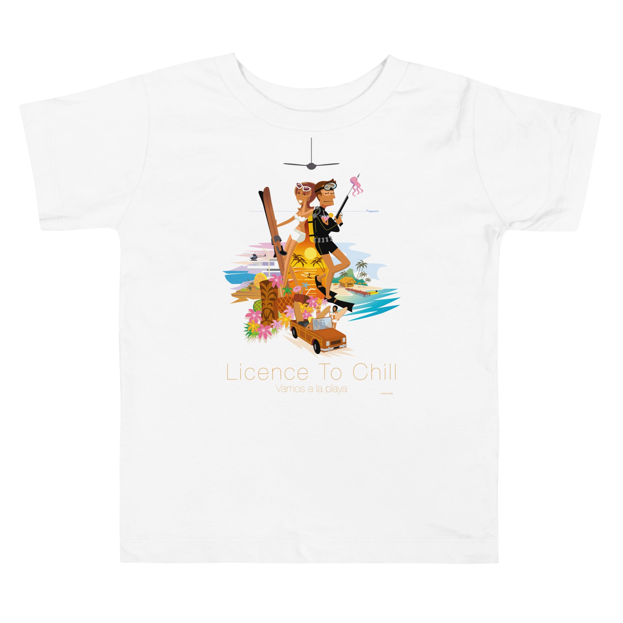 T-shirt pour enfant en bas âge License to Chill Vamos a la Playa