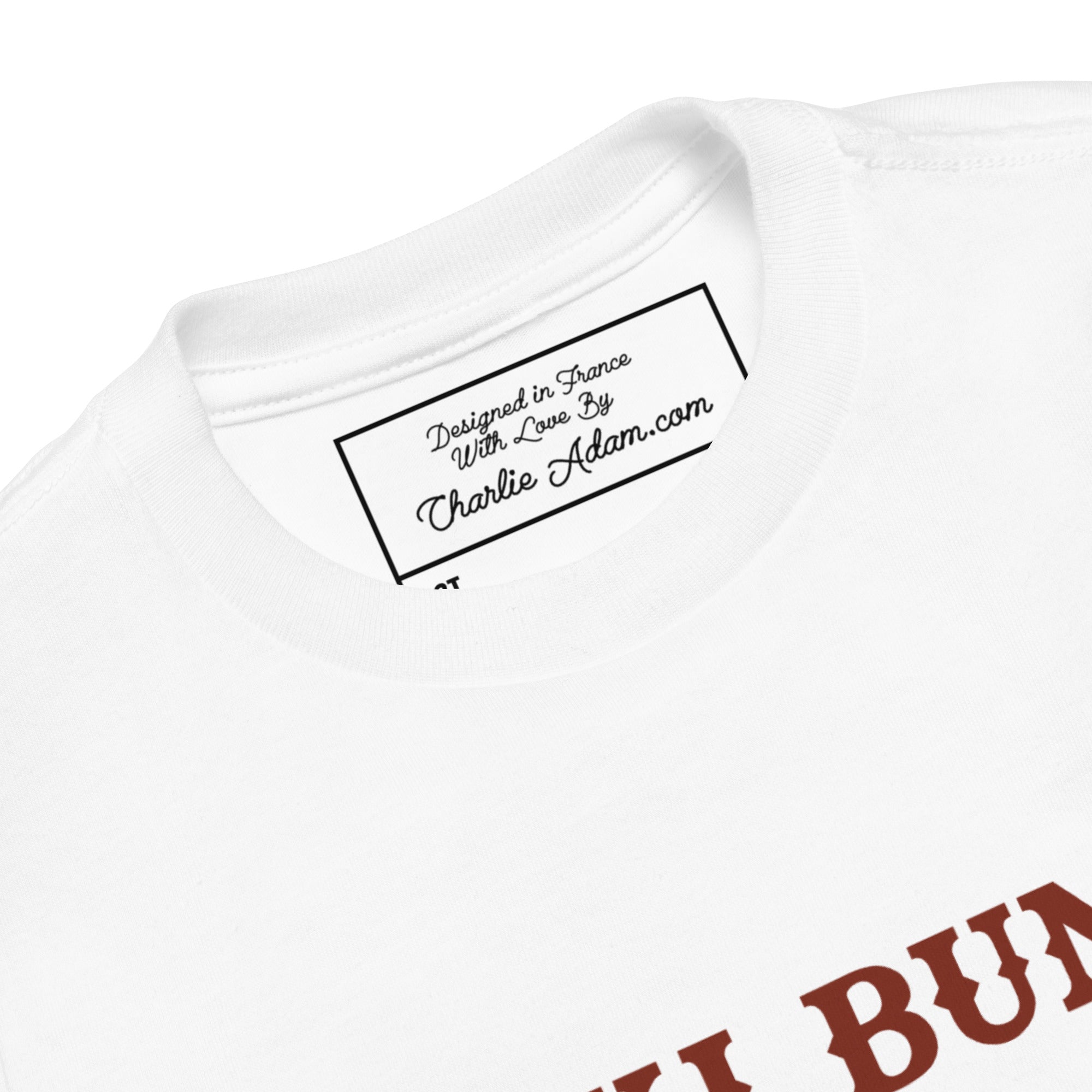 T-shirt pour enfant en bas âge Ski Bum sur fond clair