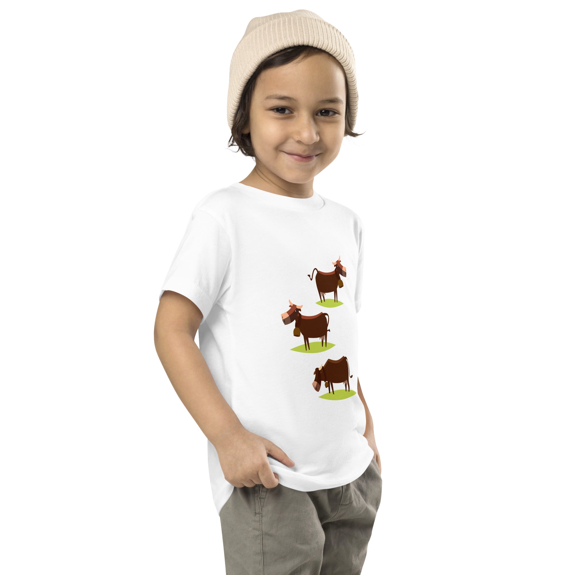 T-shirt pour enfant en bas âge Les Trois Vaches