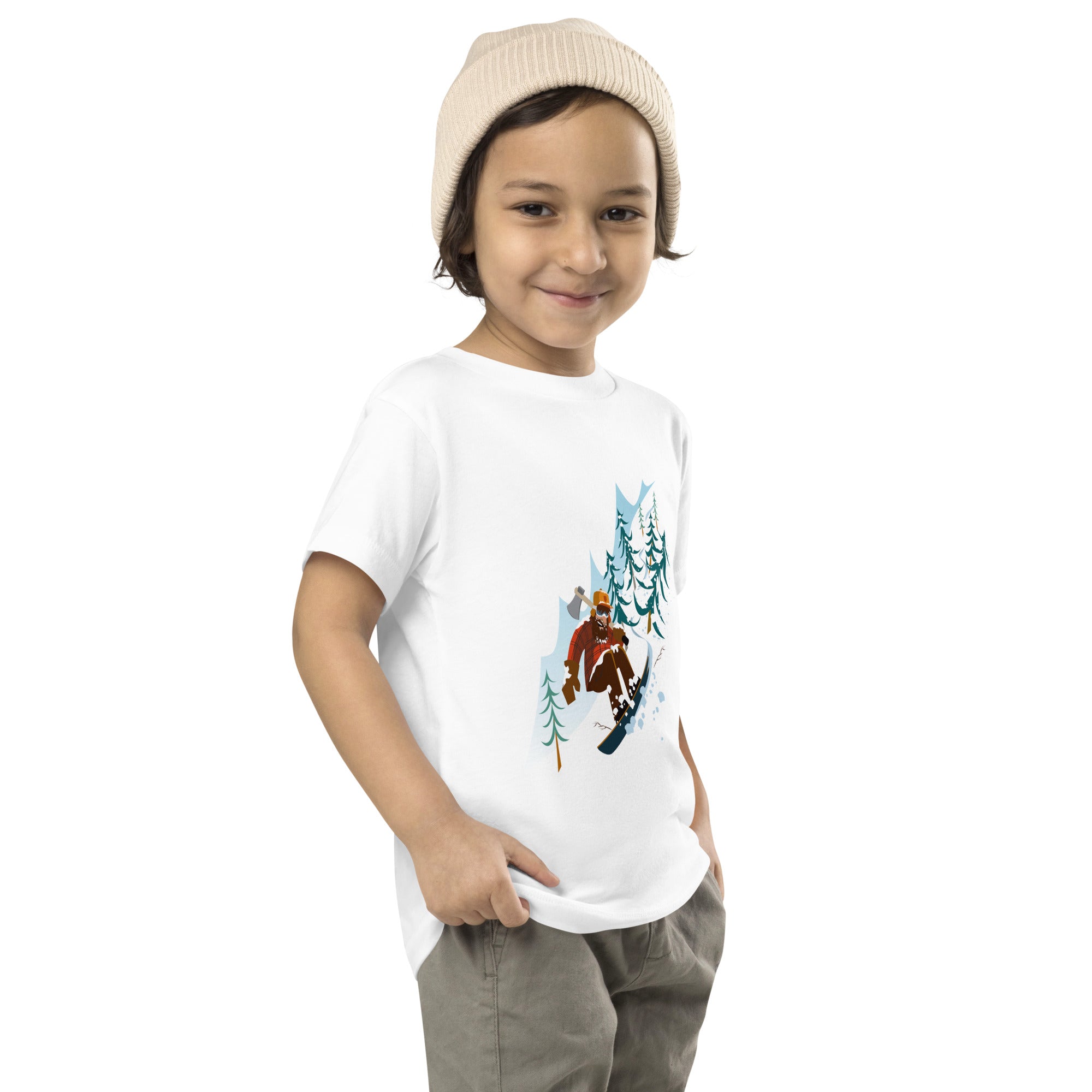 T-shirt pour enfant en bas âge Timberman snowboarder
