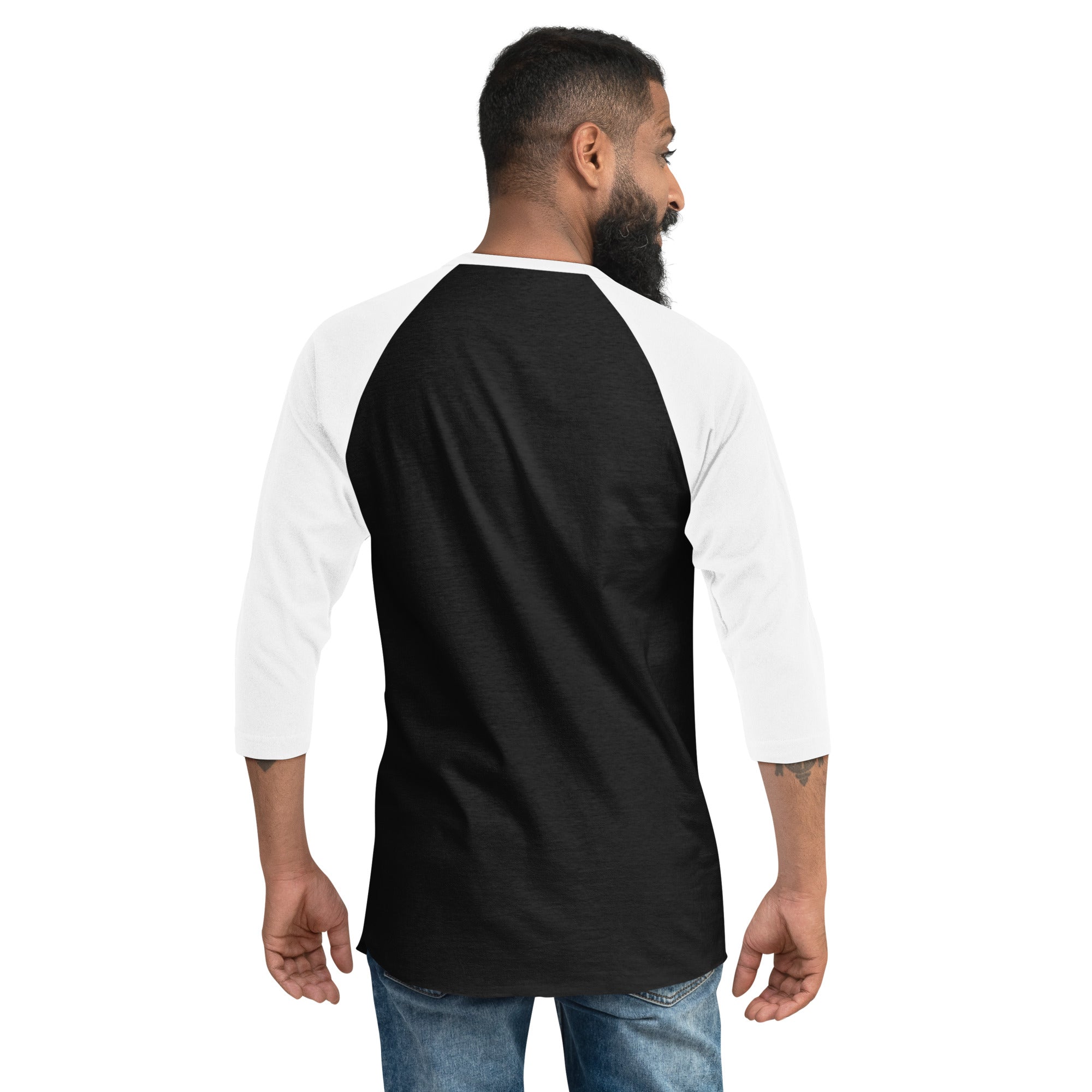3/4 sleeve raglan t-shirt Superboogieman Saves the Party