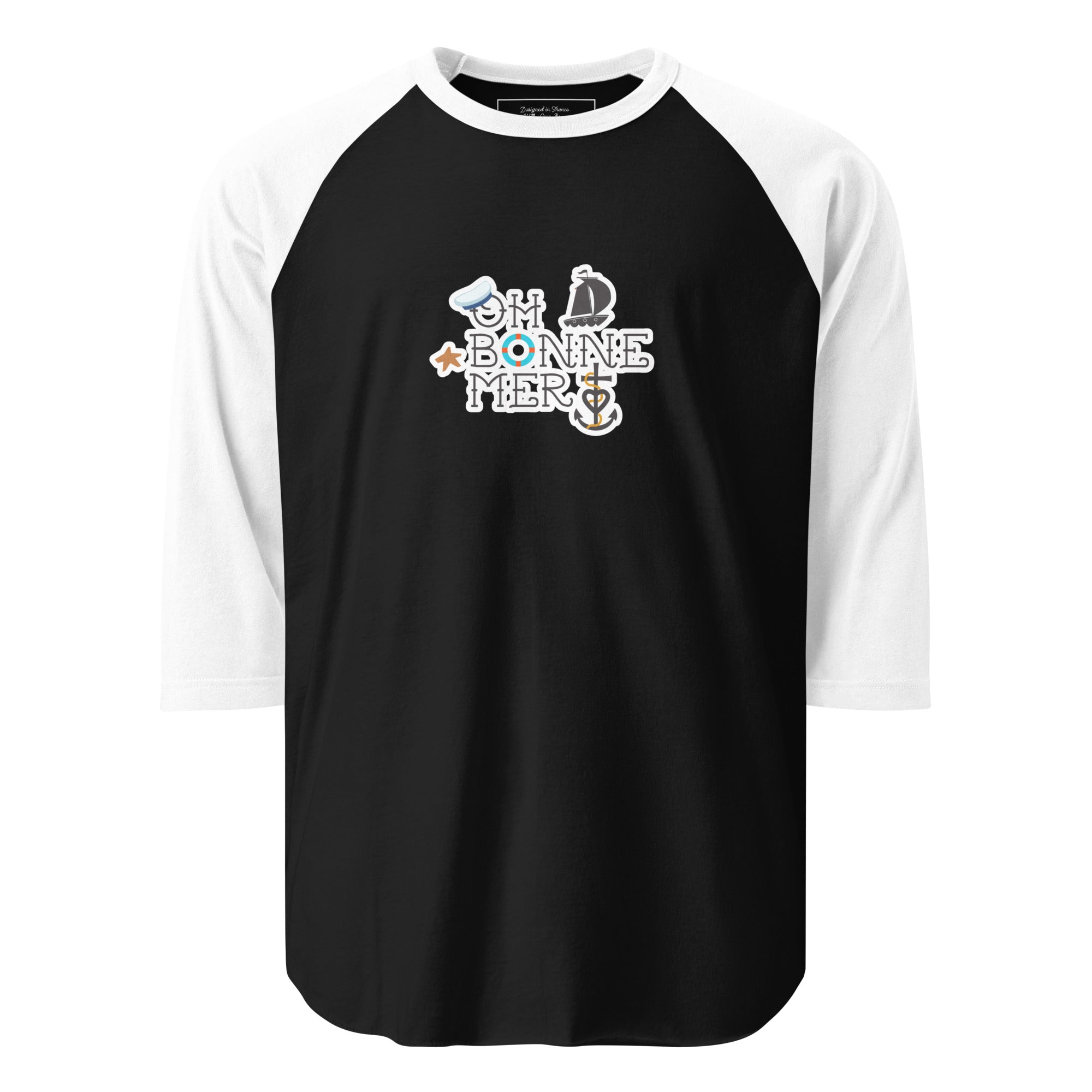 T-shirt à manches Raglan 3/4 Oh Bonne Mer 3