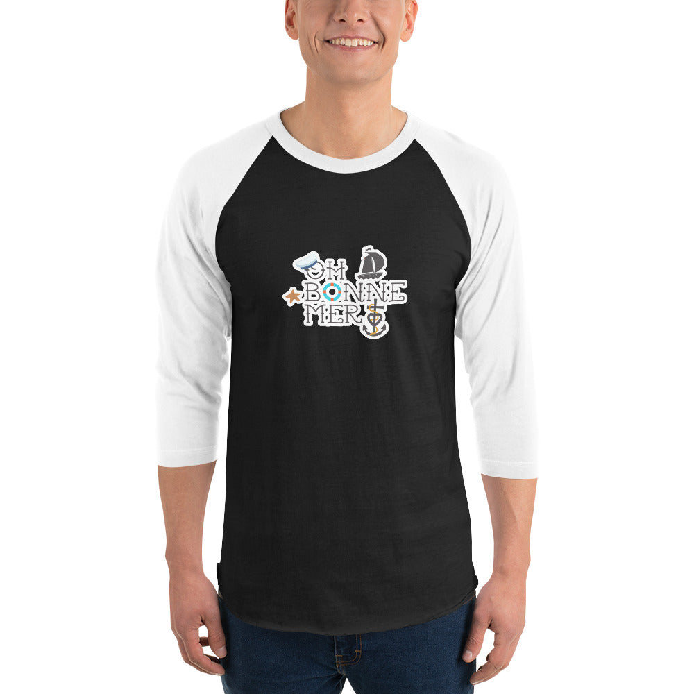 T-shirt à manches Raglan 3/4 Oh Bonne Mer 3