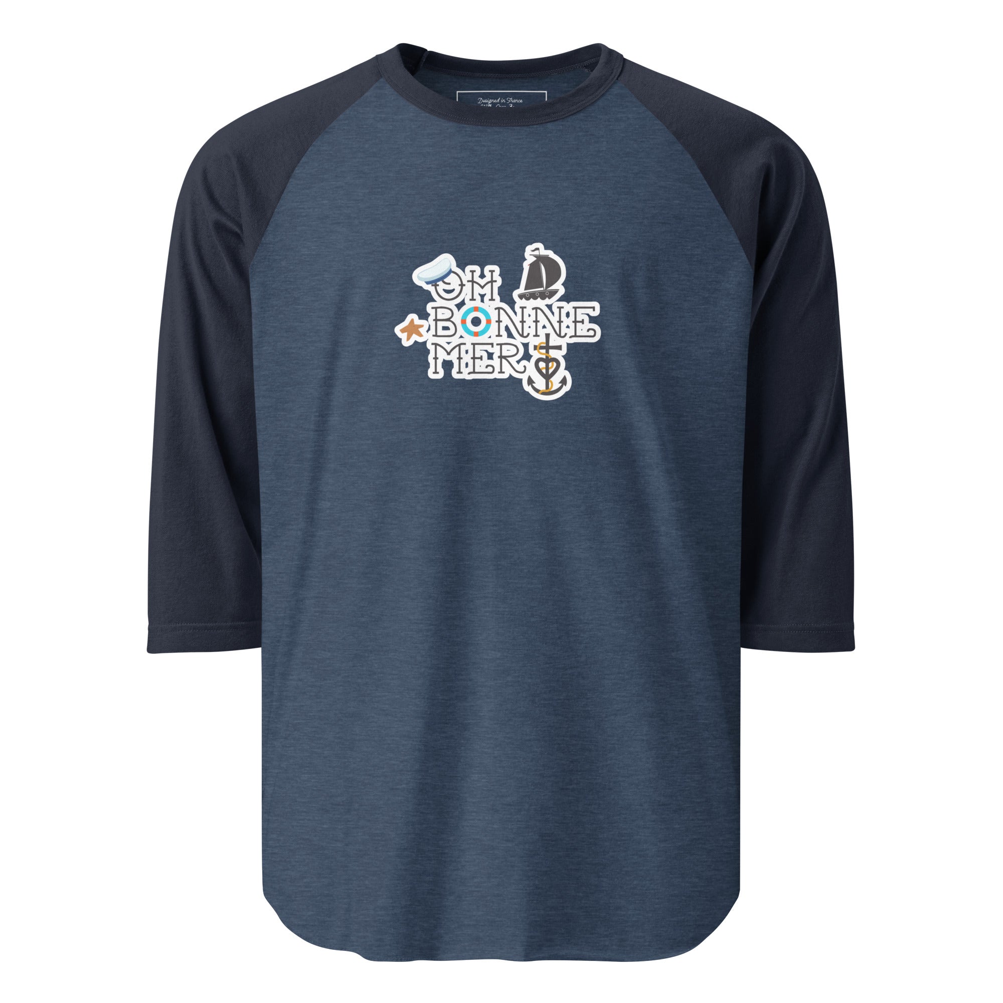 T-shirt à manches Raglan 3/4 Oh Bonne Mer 3