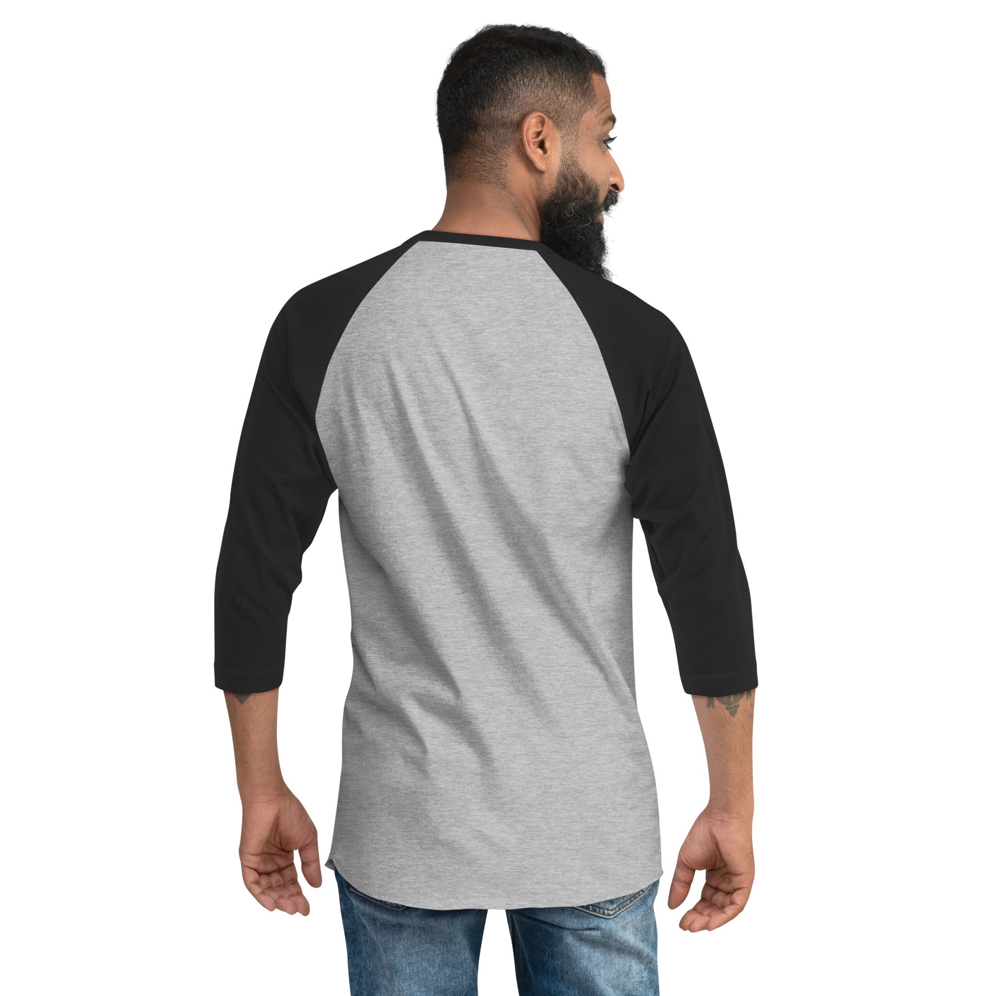 3/4 sleeve raglan t-shirt Superboogieman Saves the Party