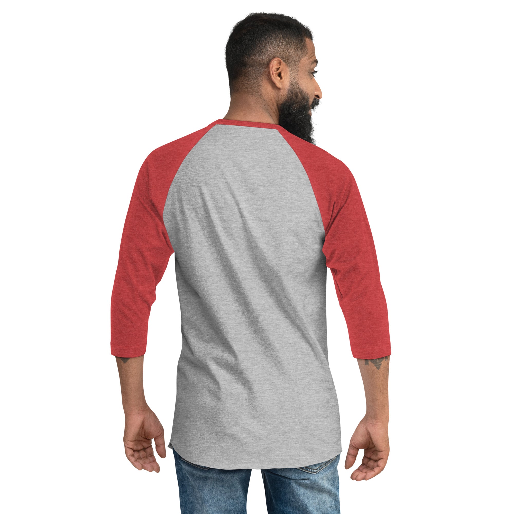 3/4 sleeve raglan t-shirt Superboogieman Saves the Party