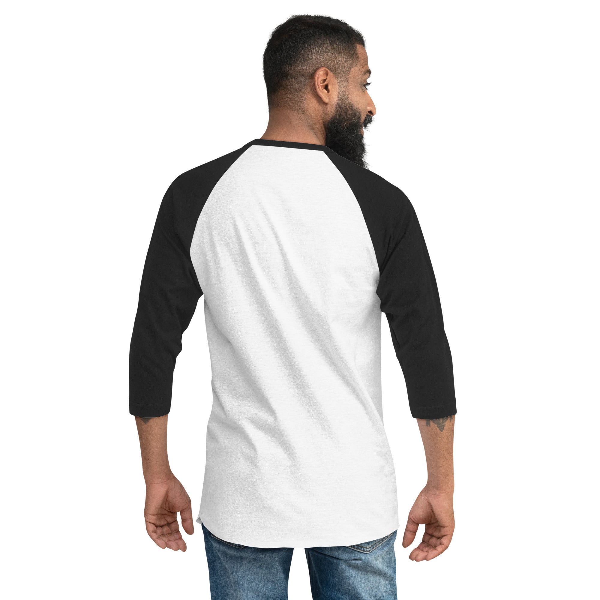 3/4 sleeve raglan t-shirt Superboogieman Saves the Party