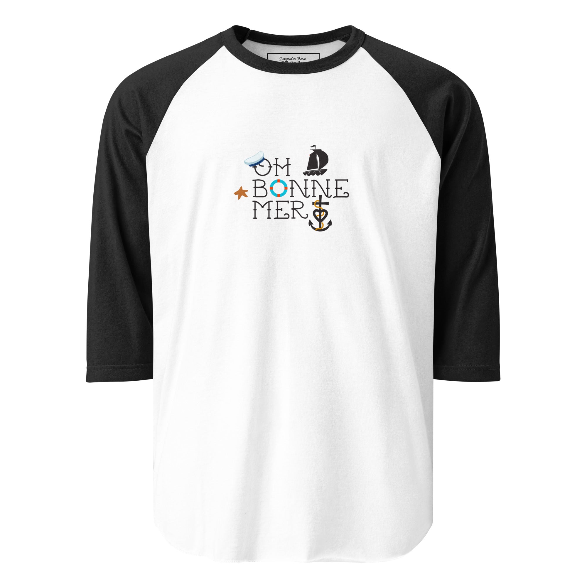 T-shirt à manches Raglan 3/4 Oh Bonne Mer 3