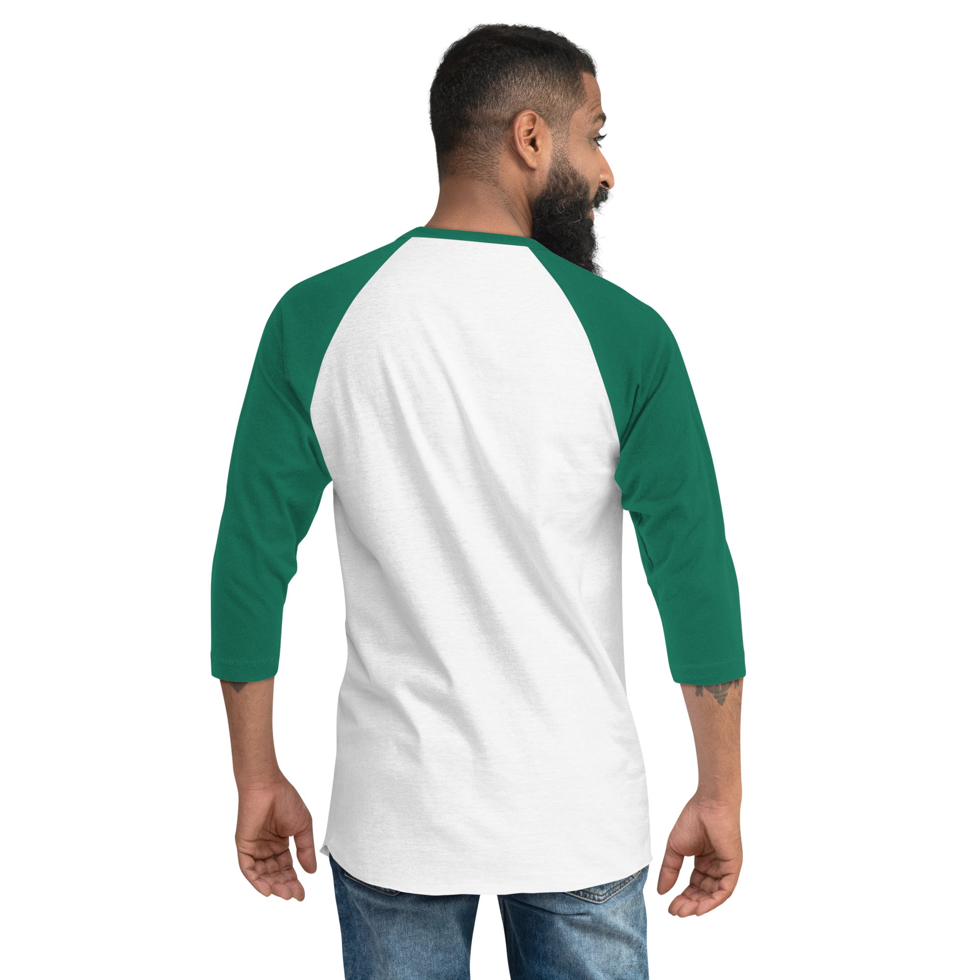 3/4 sleeve raglan t-shirt Superboogieman Saves the Party