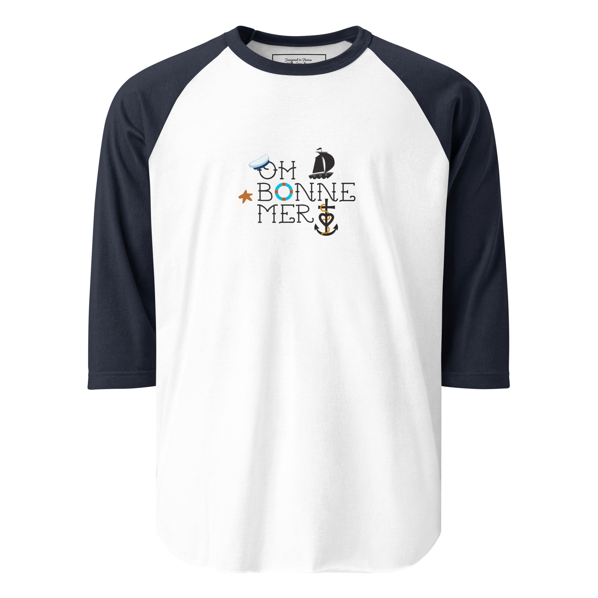T-shirt à manches Raglan 3/4 Oh Bonne Mer 3