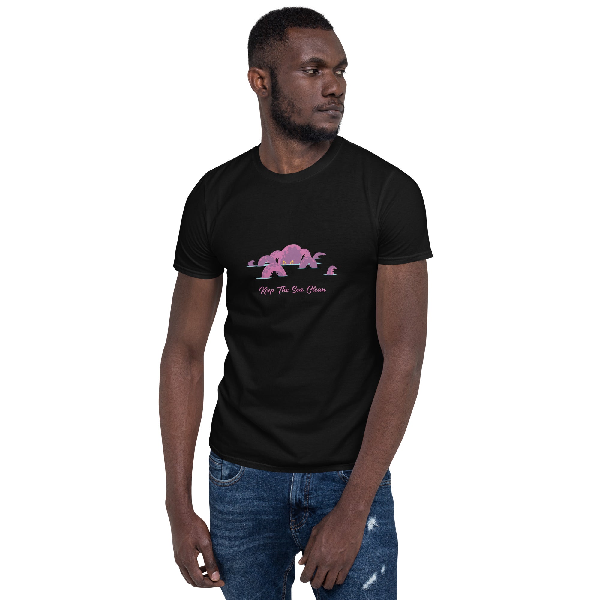 T-shirt softstyle en coton Octopus Purple
