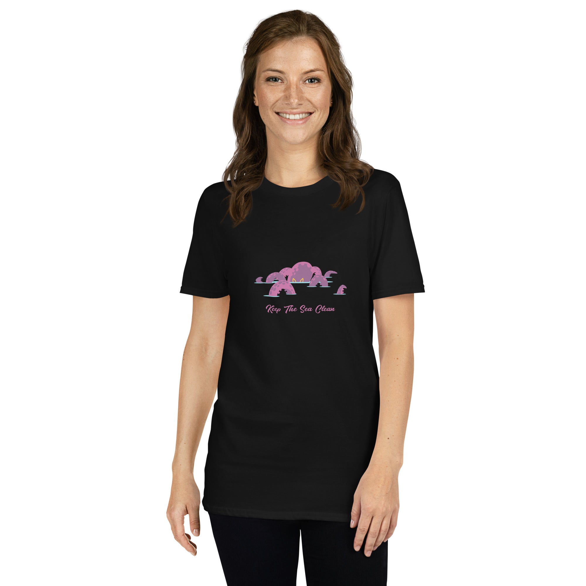 T-shirt softstyle en coton Octopus Purple
