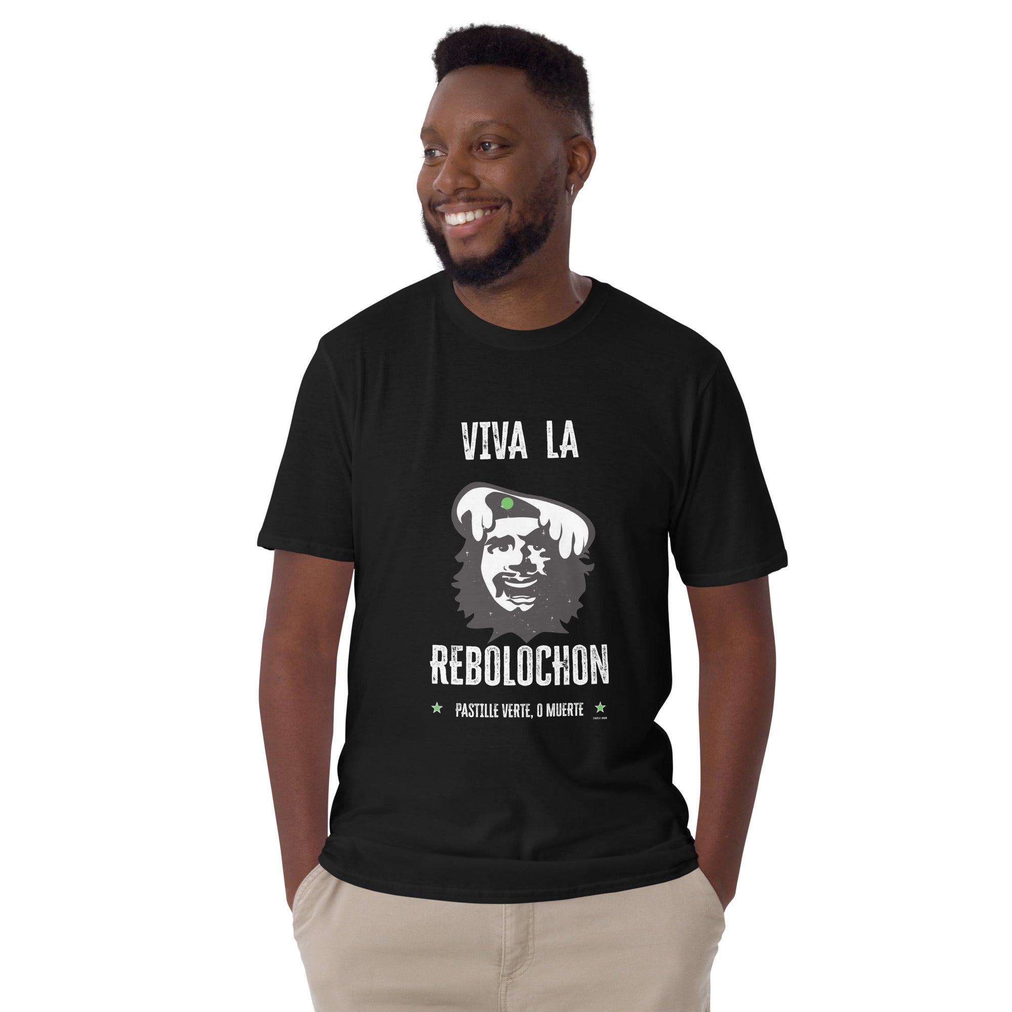 T-shirt softstyle en coton Le Che Savoyard Viva la Rebolochon