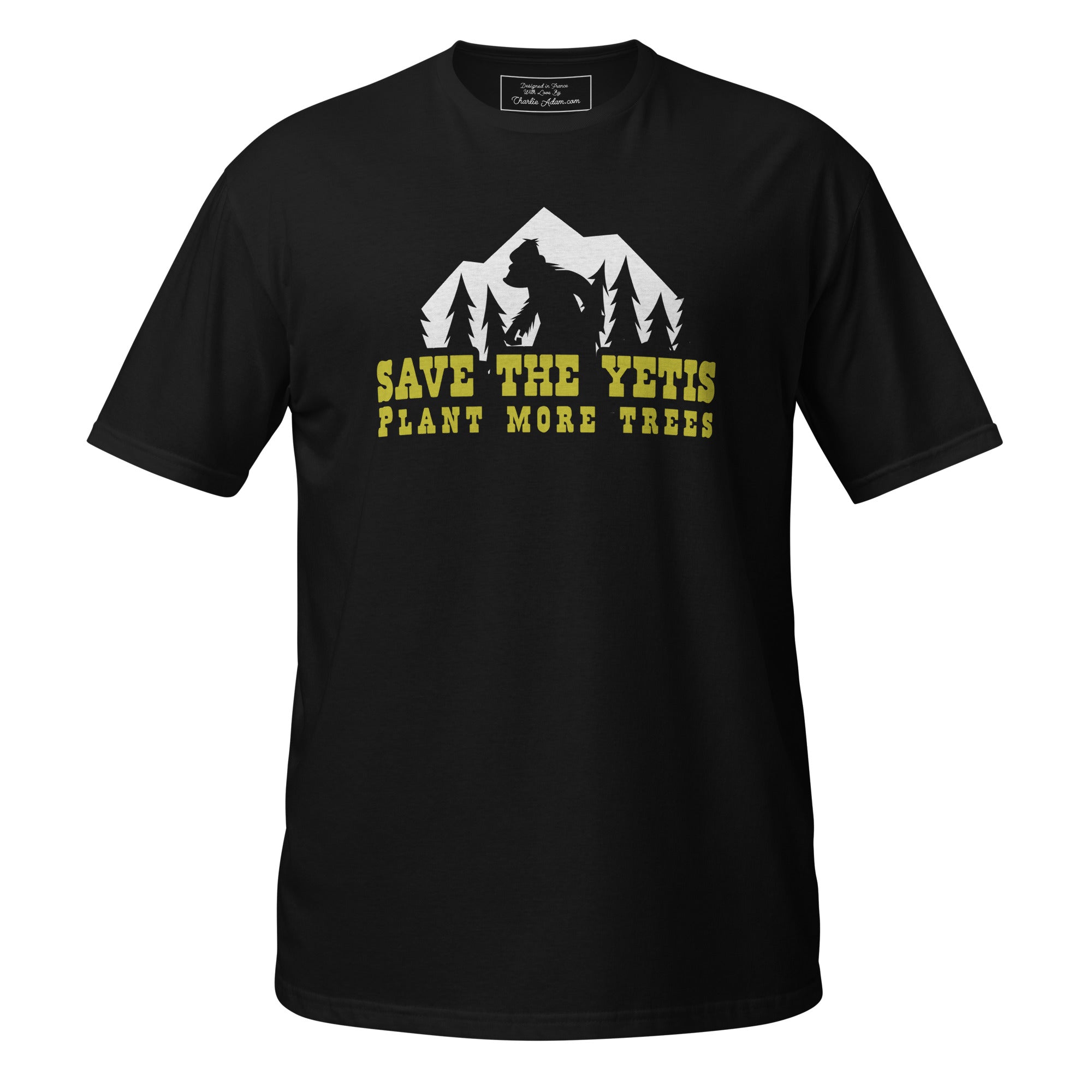 T-shirt softstyle en coton Save the Yetis Plant more Trees