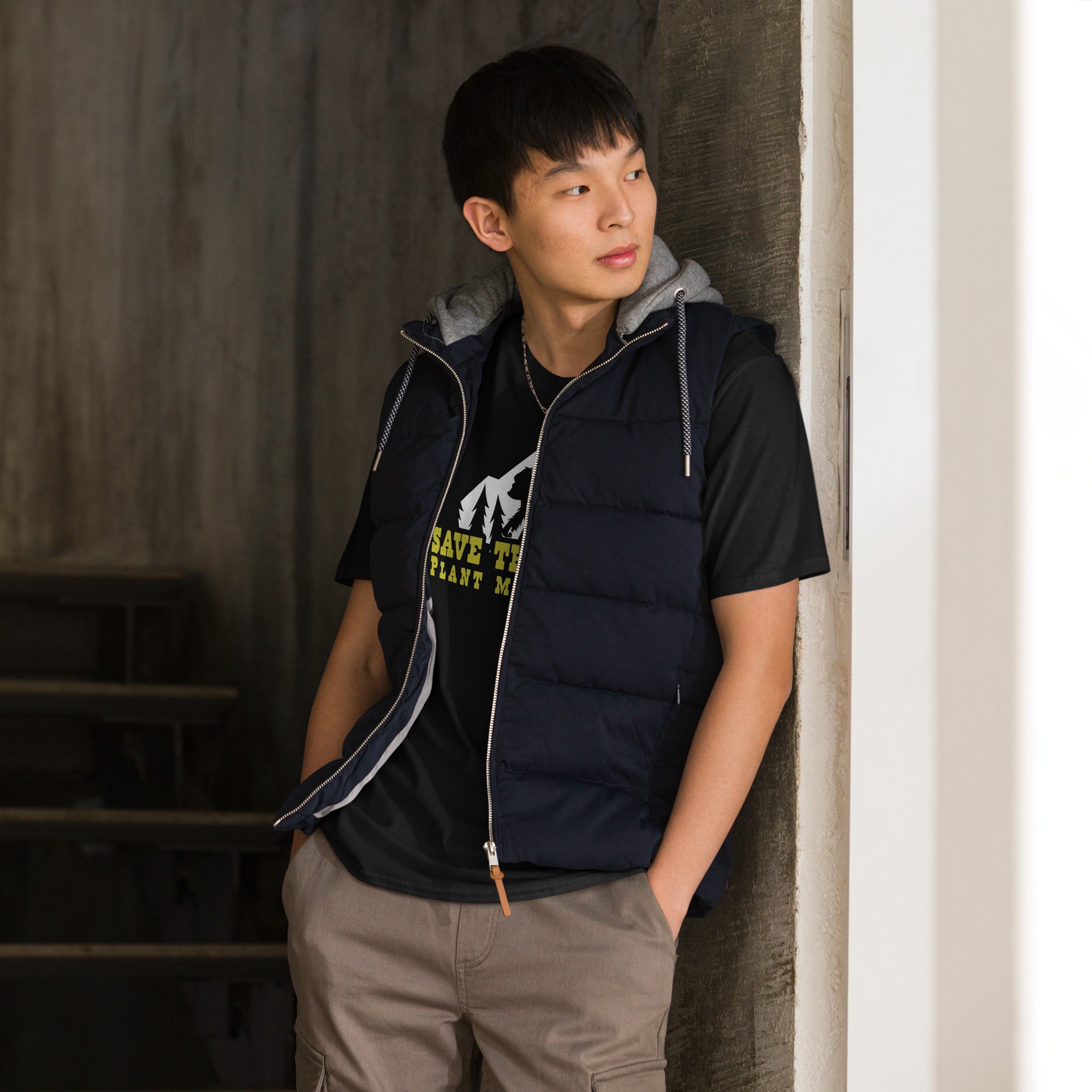 T-shirt softstyle en coton Save the Yetis Plant more Trees