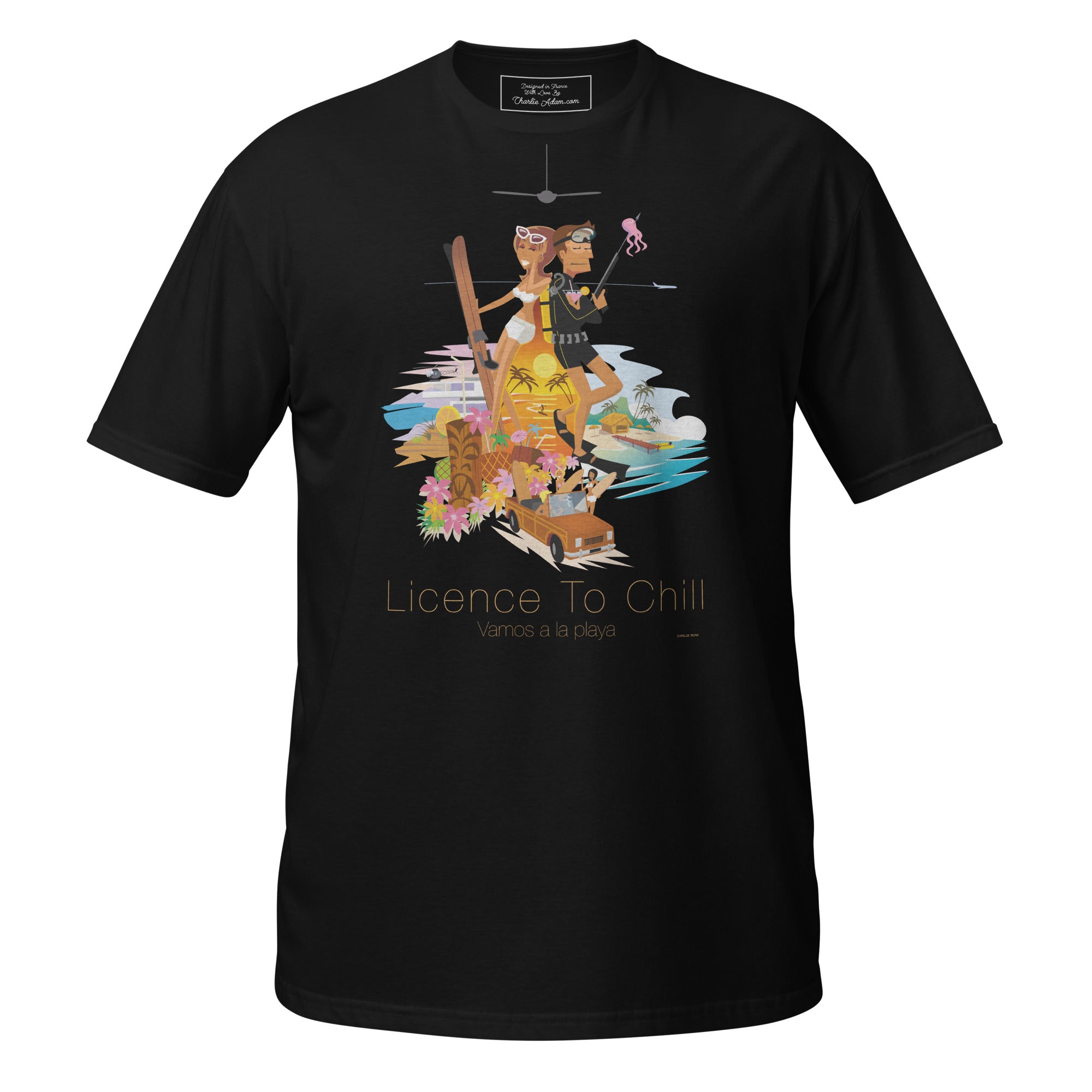 Softstyle Cotton T-Shirt License to Chill Vamos a la Playa