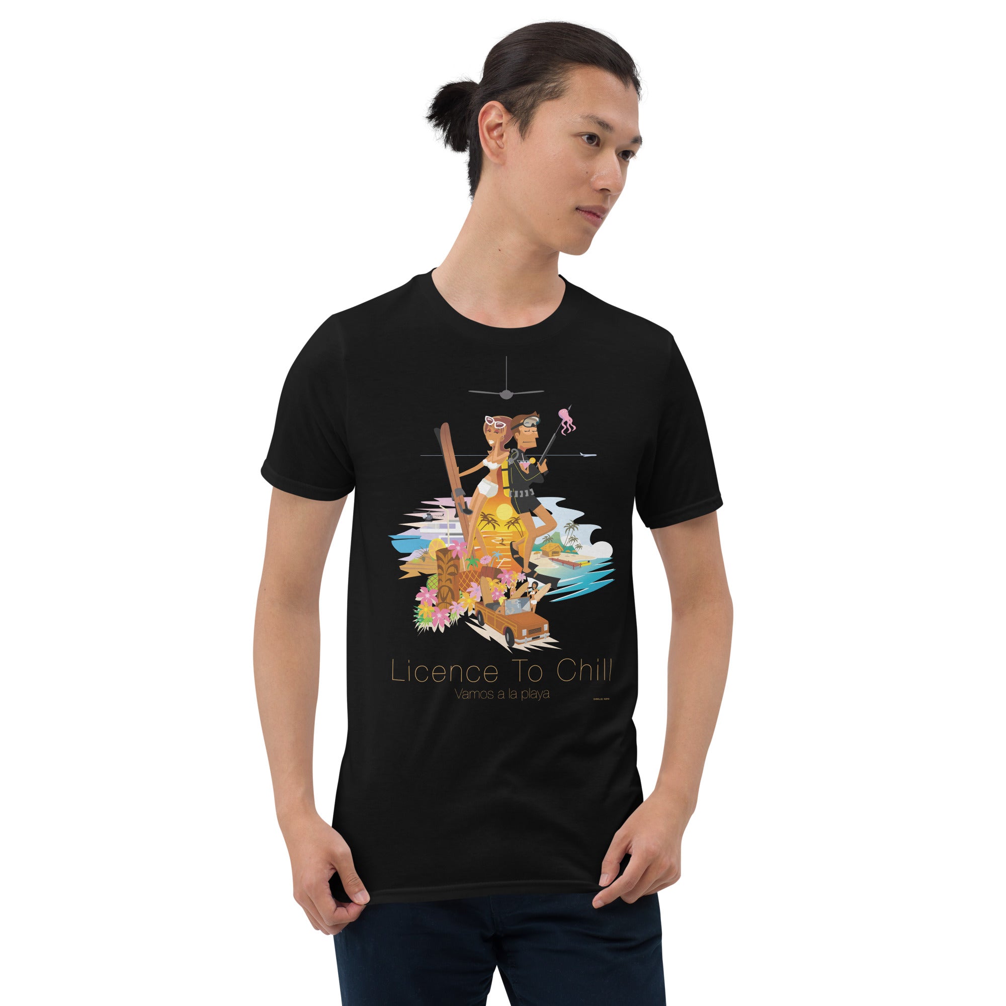 Softstyle Cotton T-Shirt License to Chill Vamos a la Playa