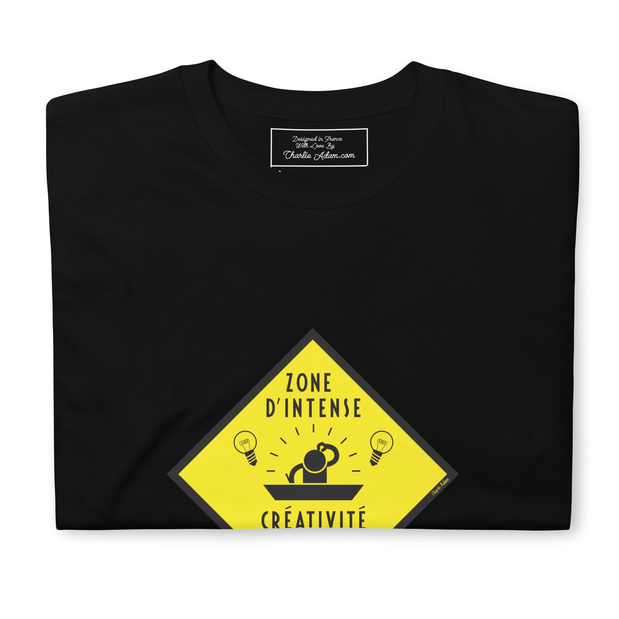 T-shirt softstyle en coton Zone d'intense créativité, Ne pas déranger