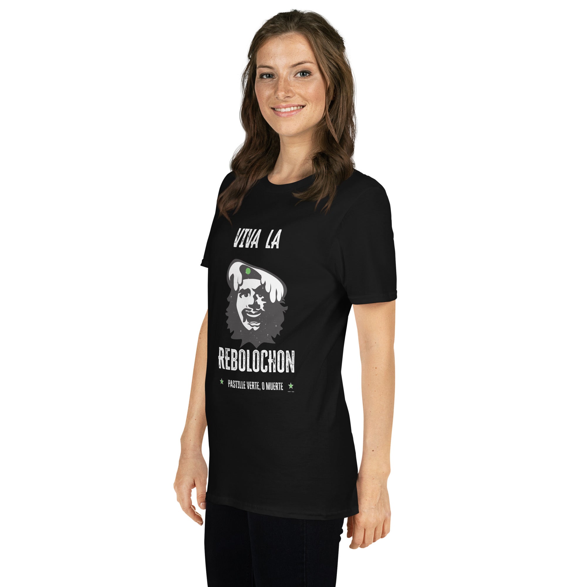 T-shirt softstyle en coton Le Che Savoyard Viva la Rebolochon