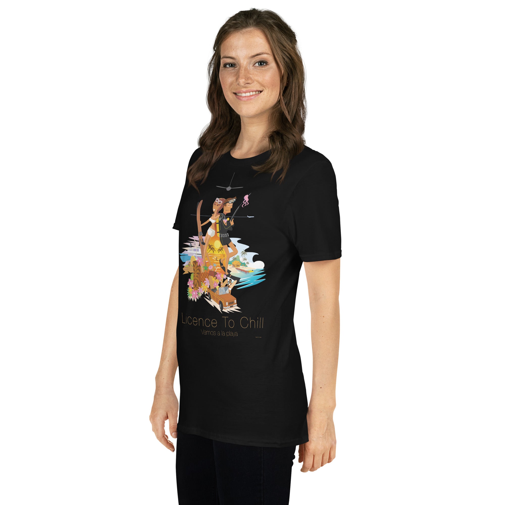 Softstyle Cotton T-Shirt License to Chill Vamos a la Playa
