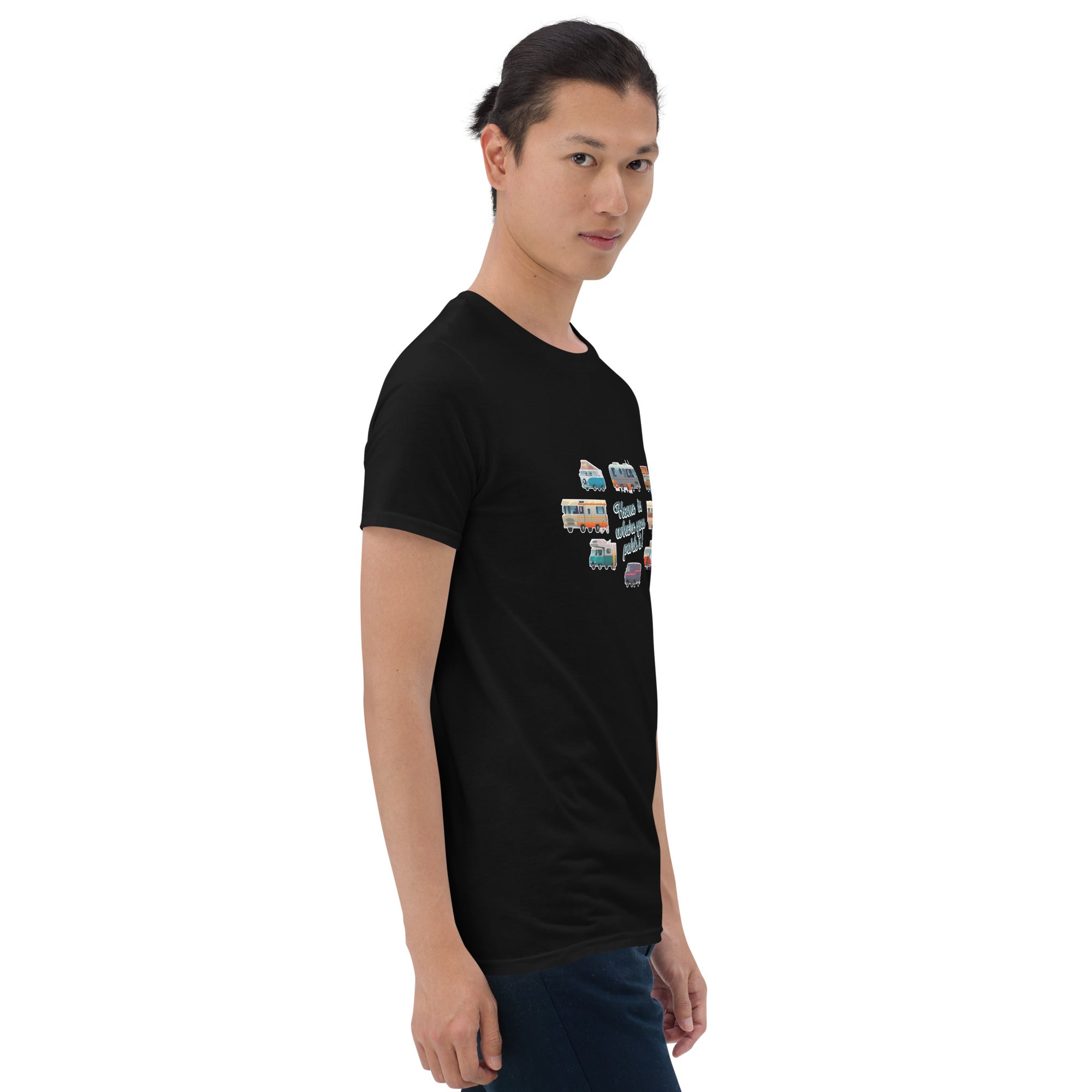 Softstyle Cotton T-Shirt Square Vintage Campers