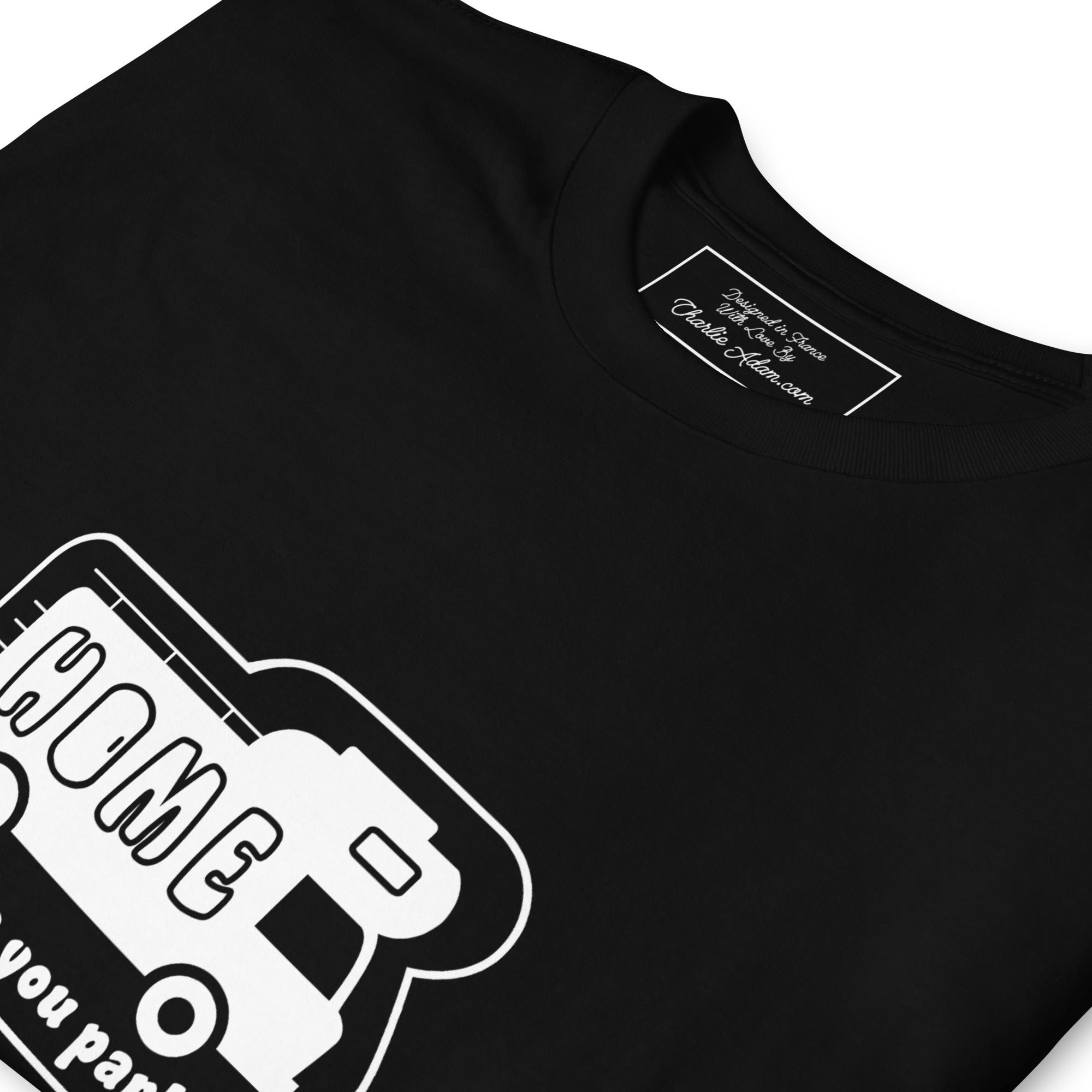 Softstyle Cotton T-Shirt White Camper Van Home is where you park it