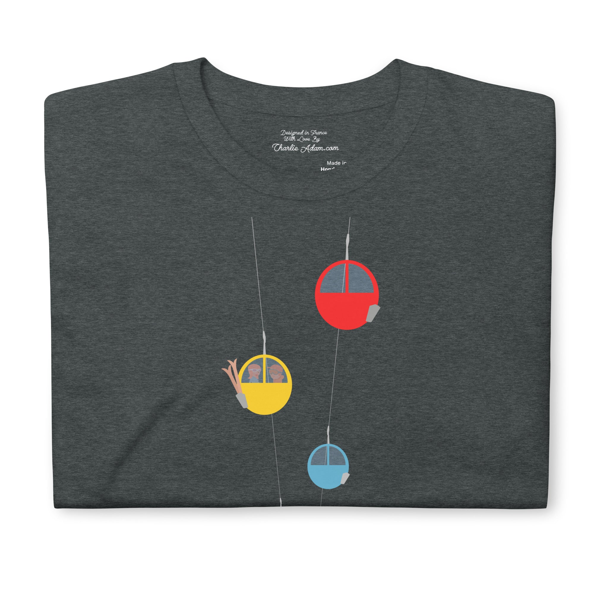 T-shirt softstyle en coton Gondolas in the mist