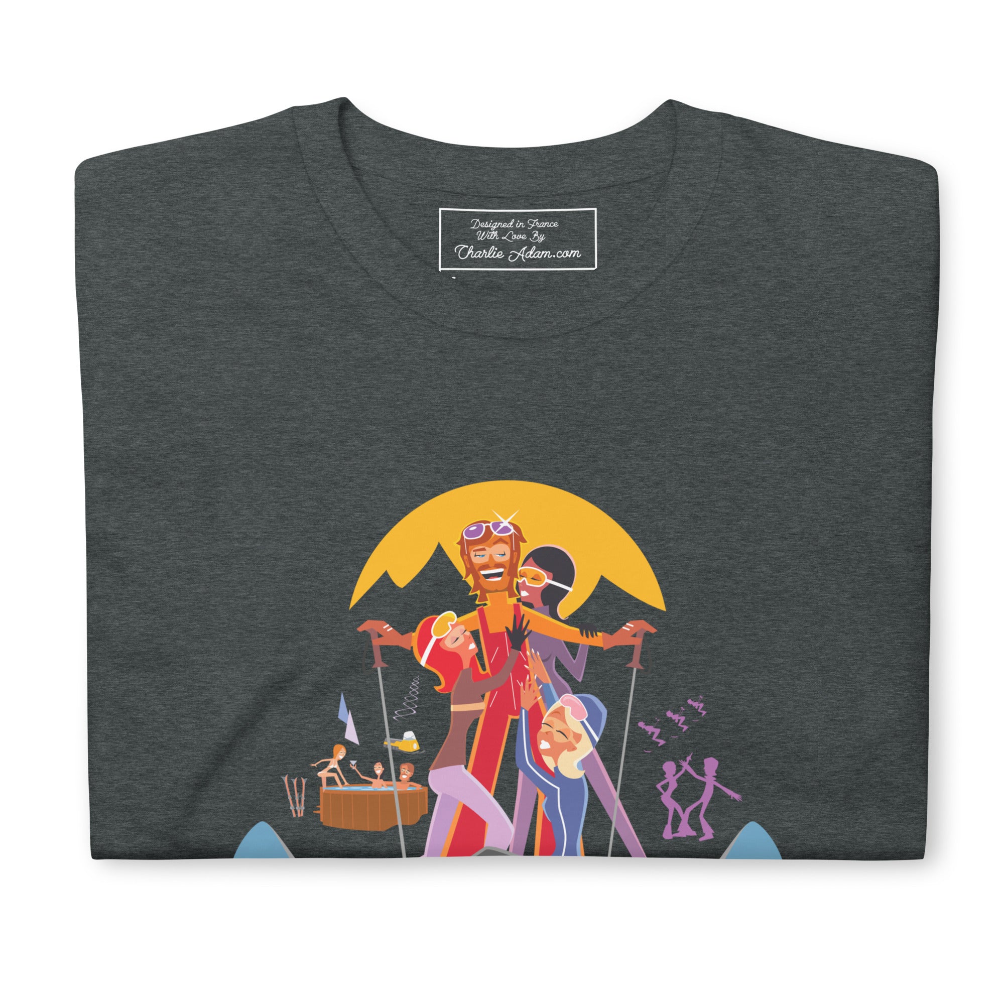 T-shirt softstyle en coton Love instructor First lesson free