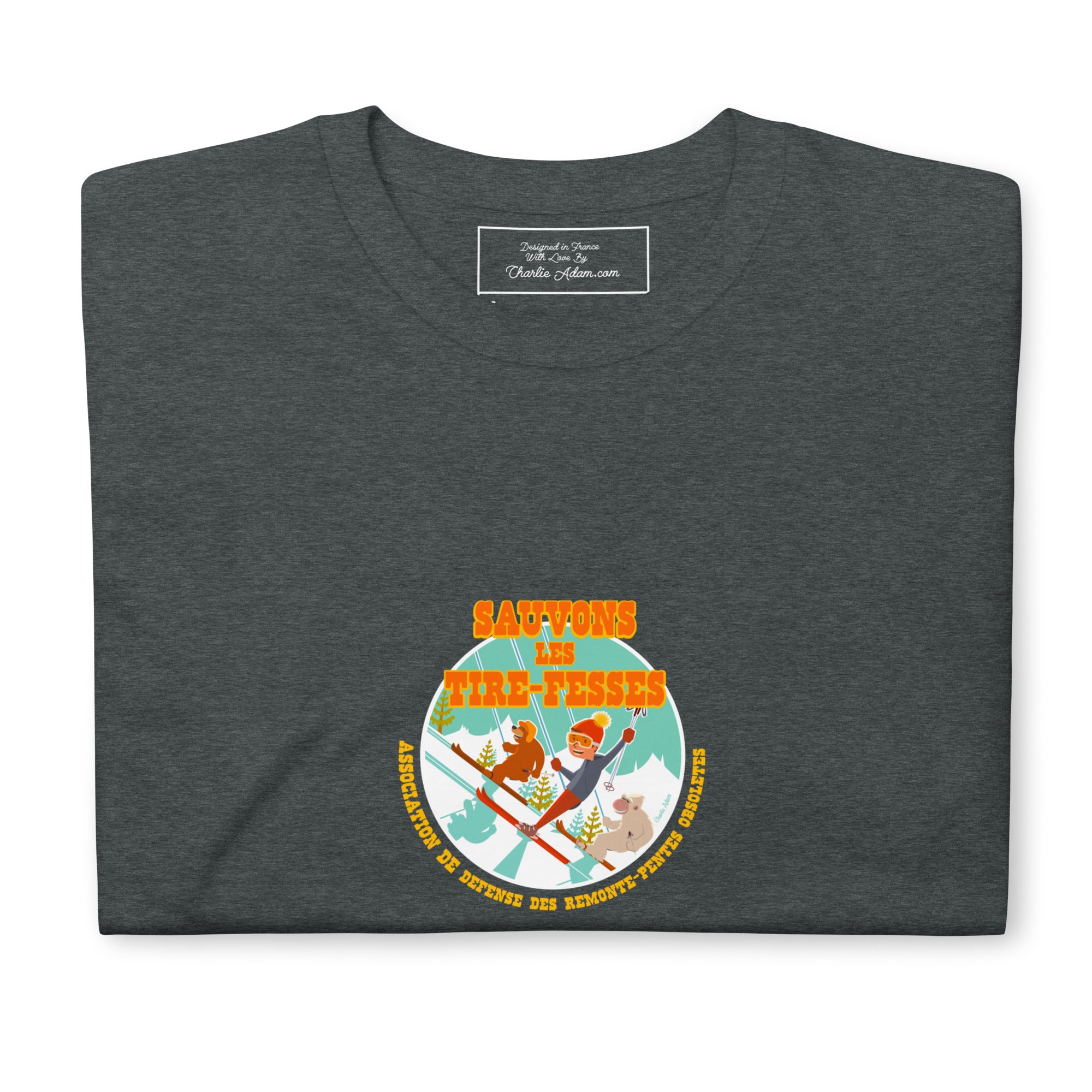 T-shirt softstyle en coton Sauvons les Tires-fesses