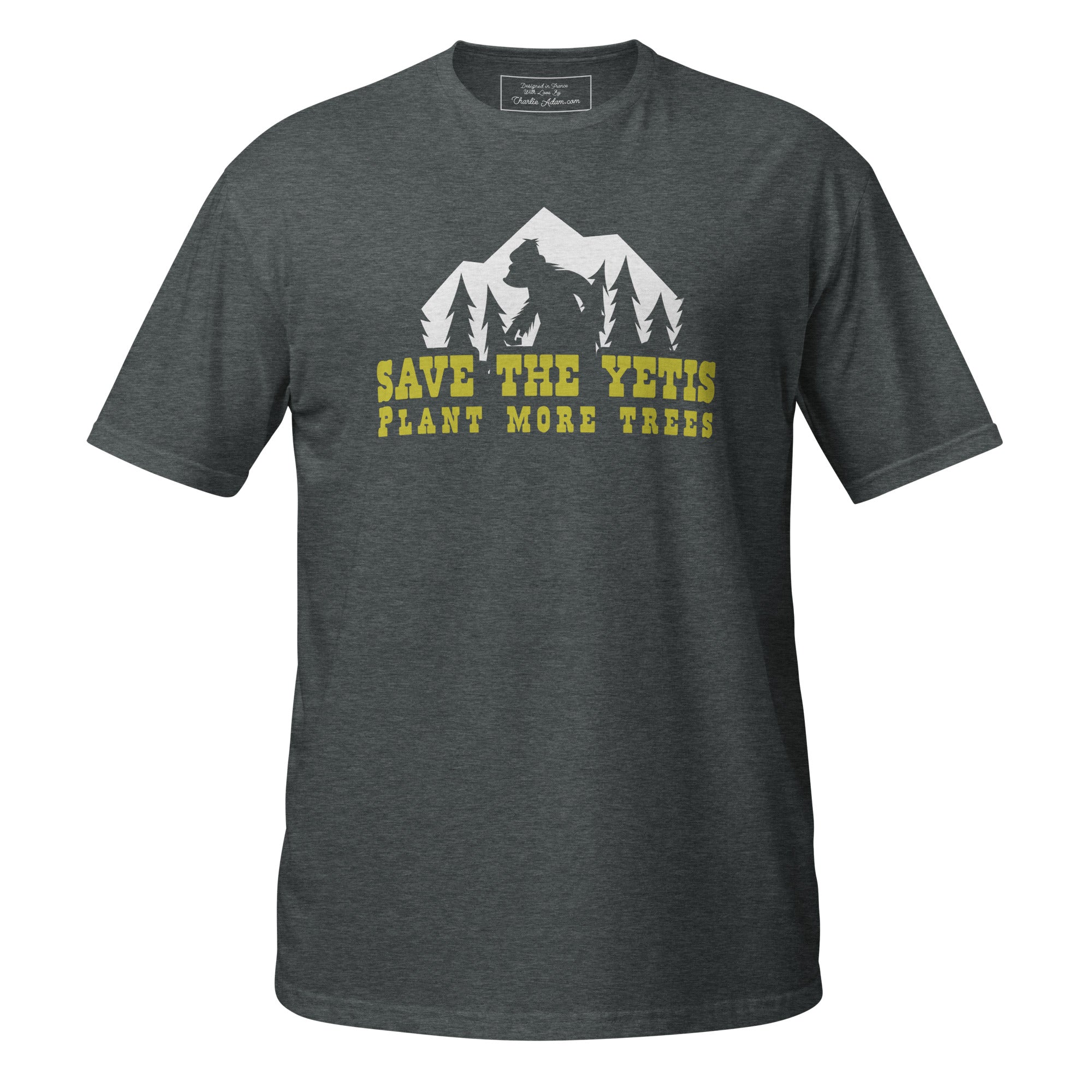 T-shirt softstyle en coton Save the Yetis Plant more Trees
