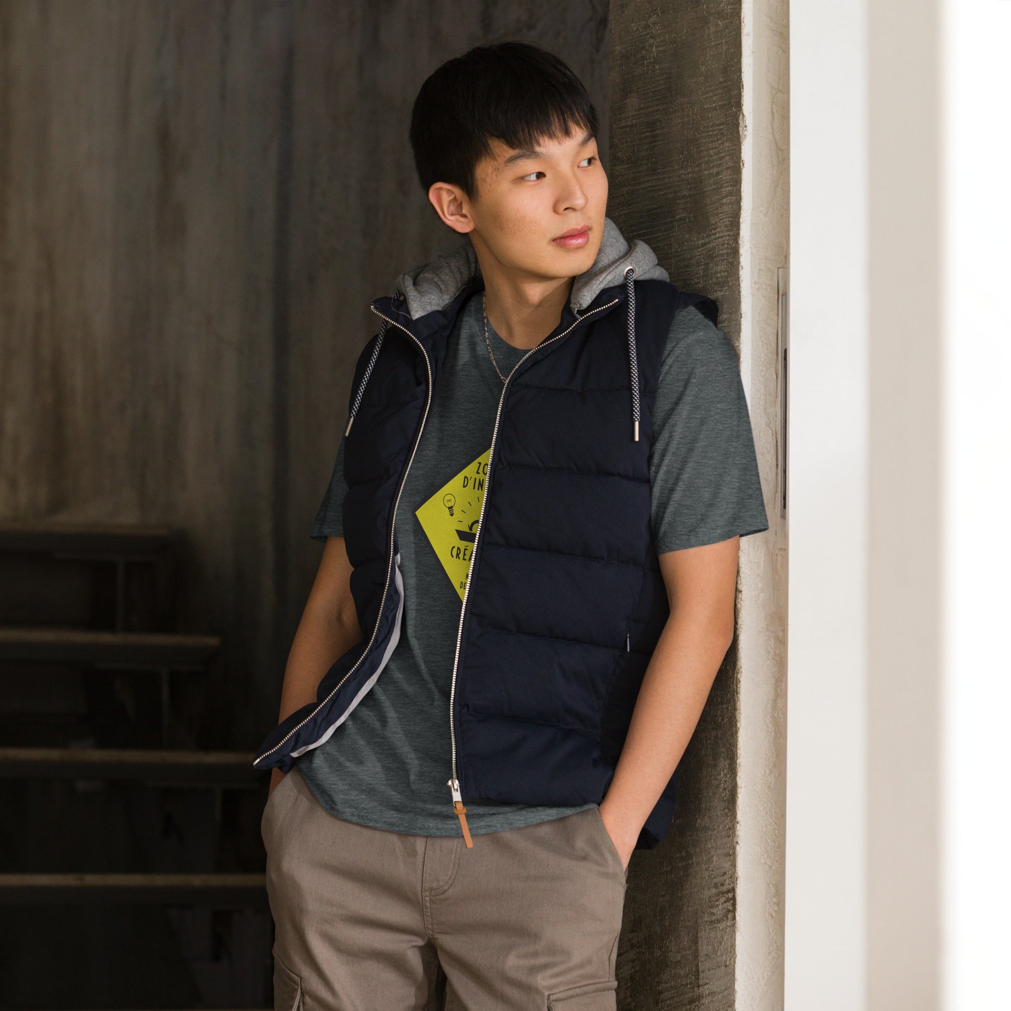 T-shirt softstyle en coton Zone d'intense créativité, Ne pas déranger