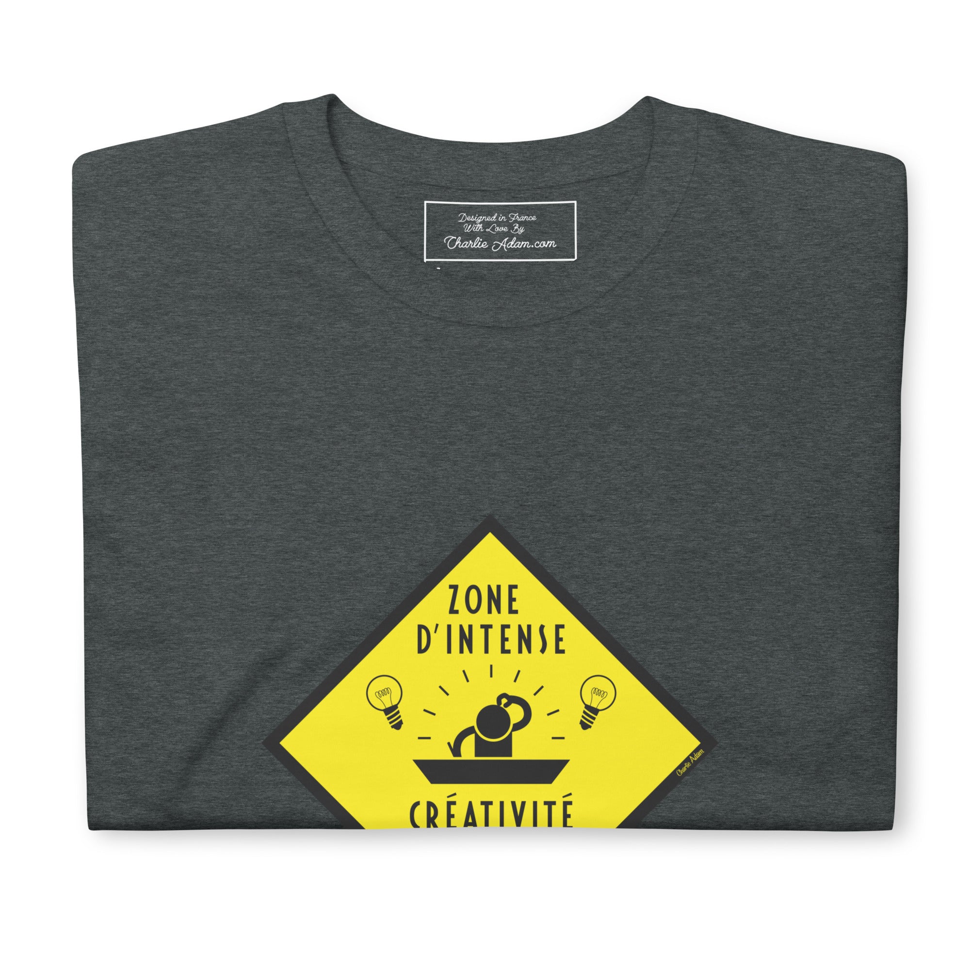 T-shirt softstyle en coton Zone d'intense créativité, Ne pas déranger